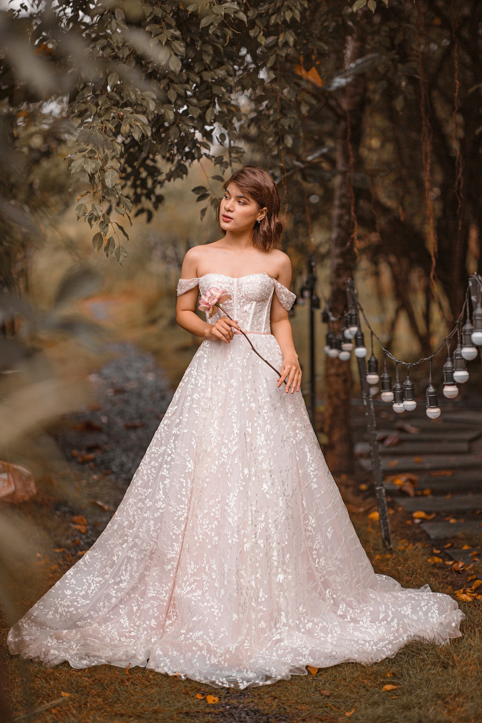 Pink Colored Wedding Dresses