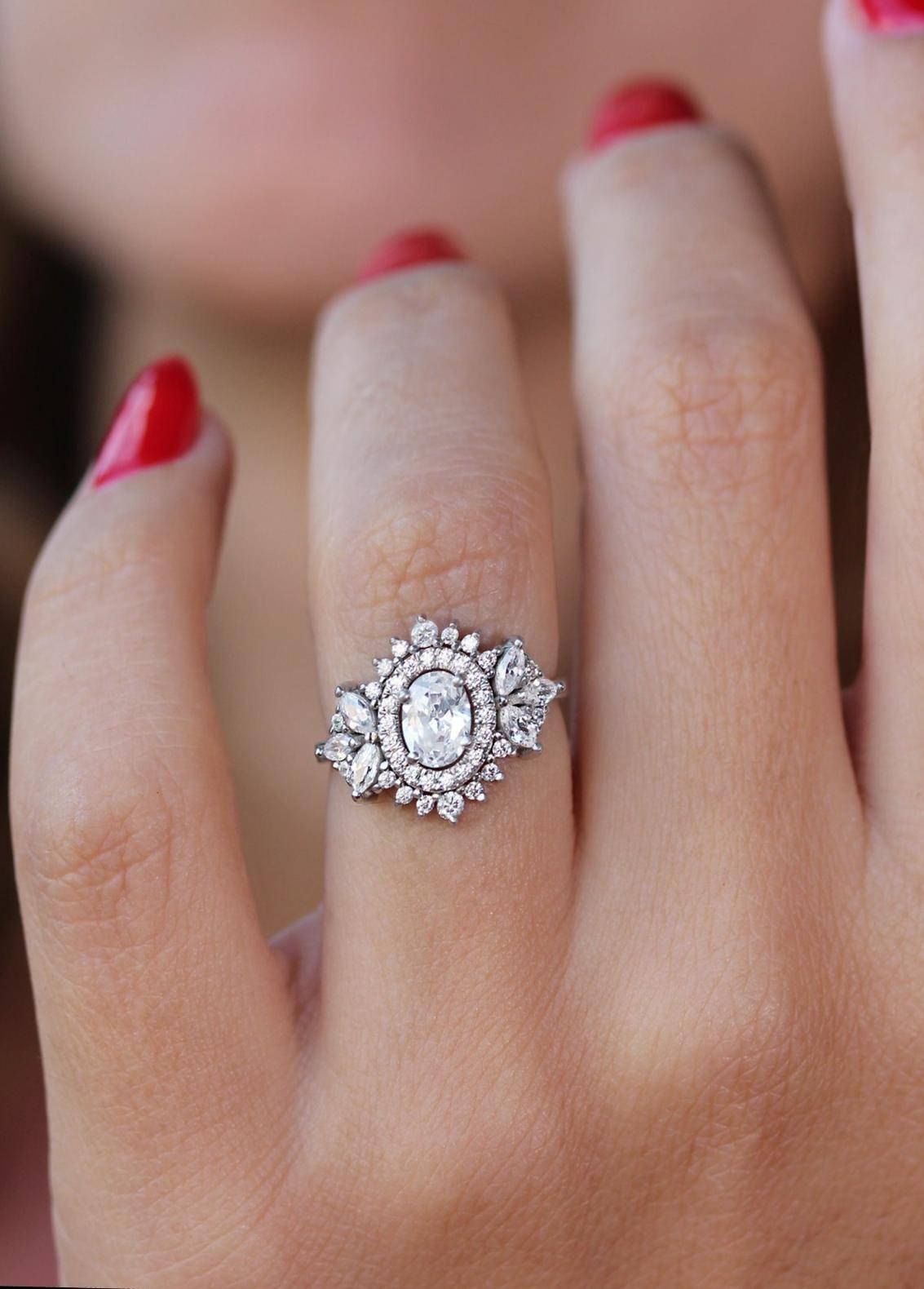 Dainty Natural Diamond Engagement Ring – Geneva Lakes Jewelry & Gem  Appraisers