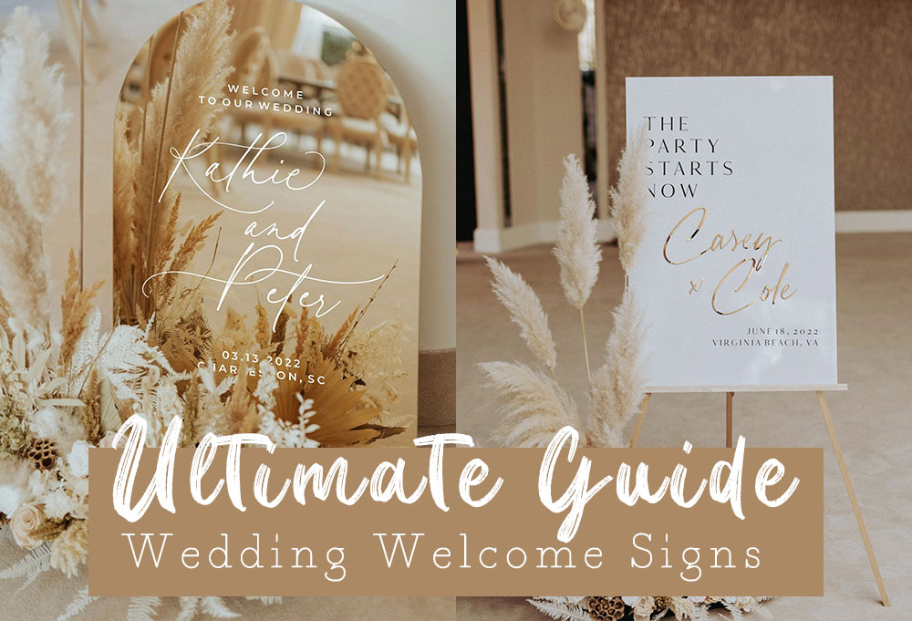 wedding welcome sign ideas