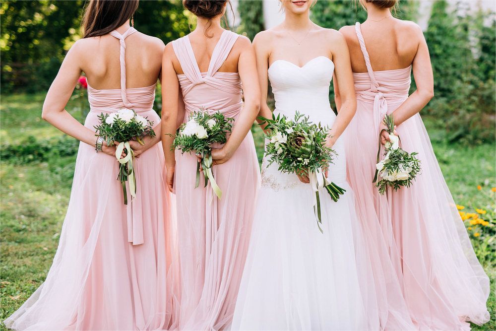 Blush Convertible Bridesmaid Dresses