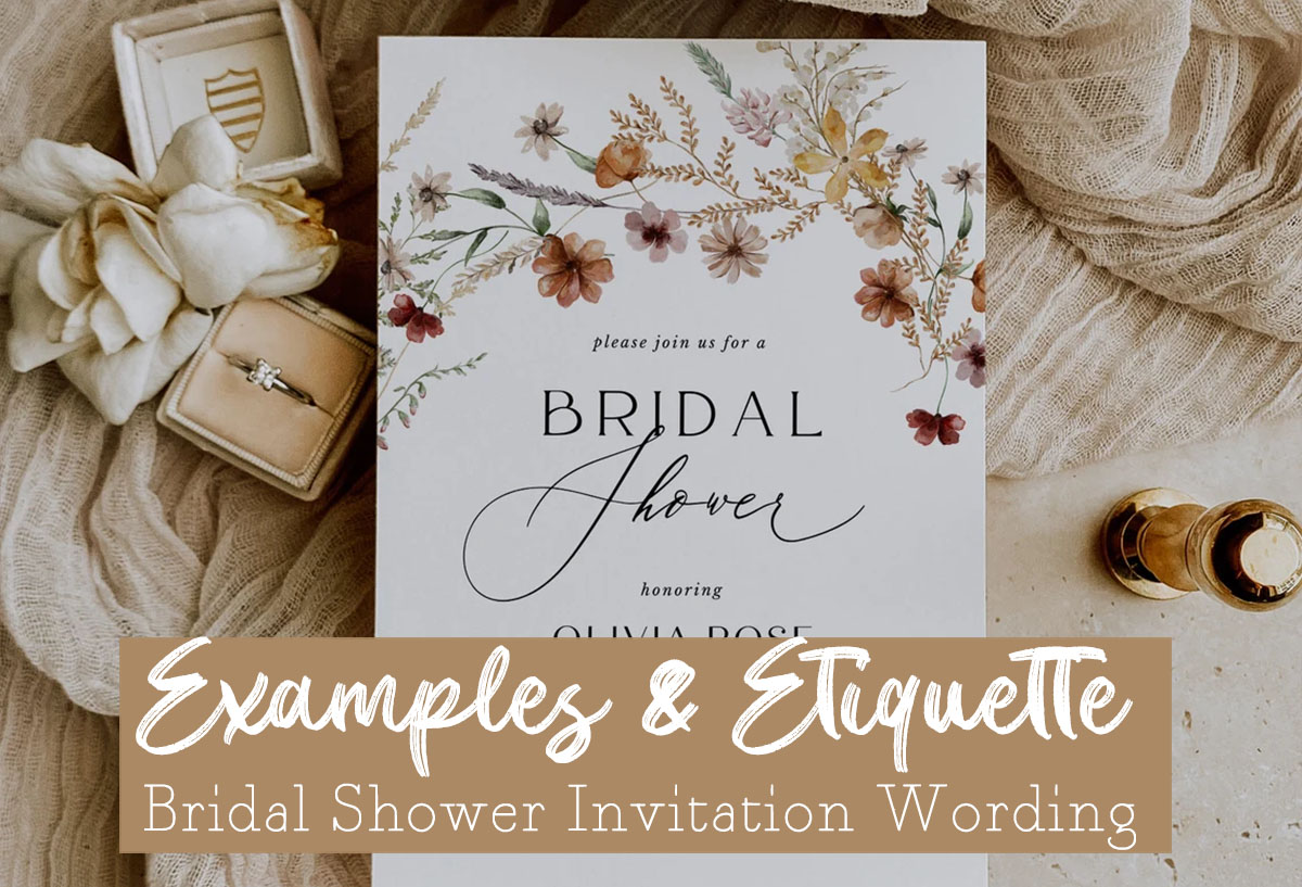 Bridal Shower Invitation Wording