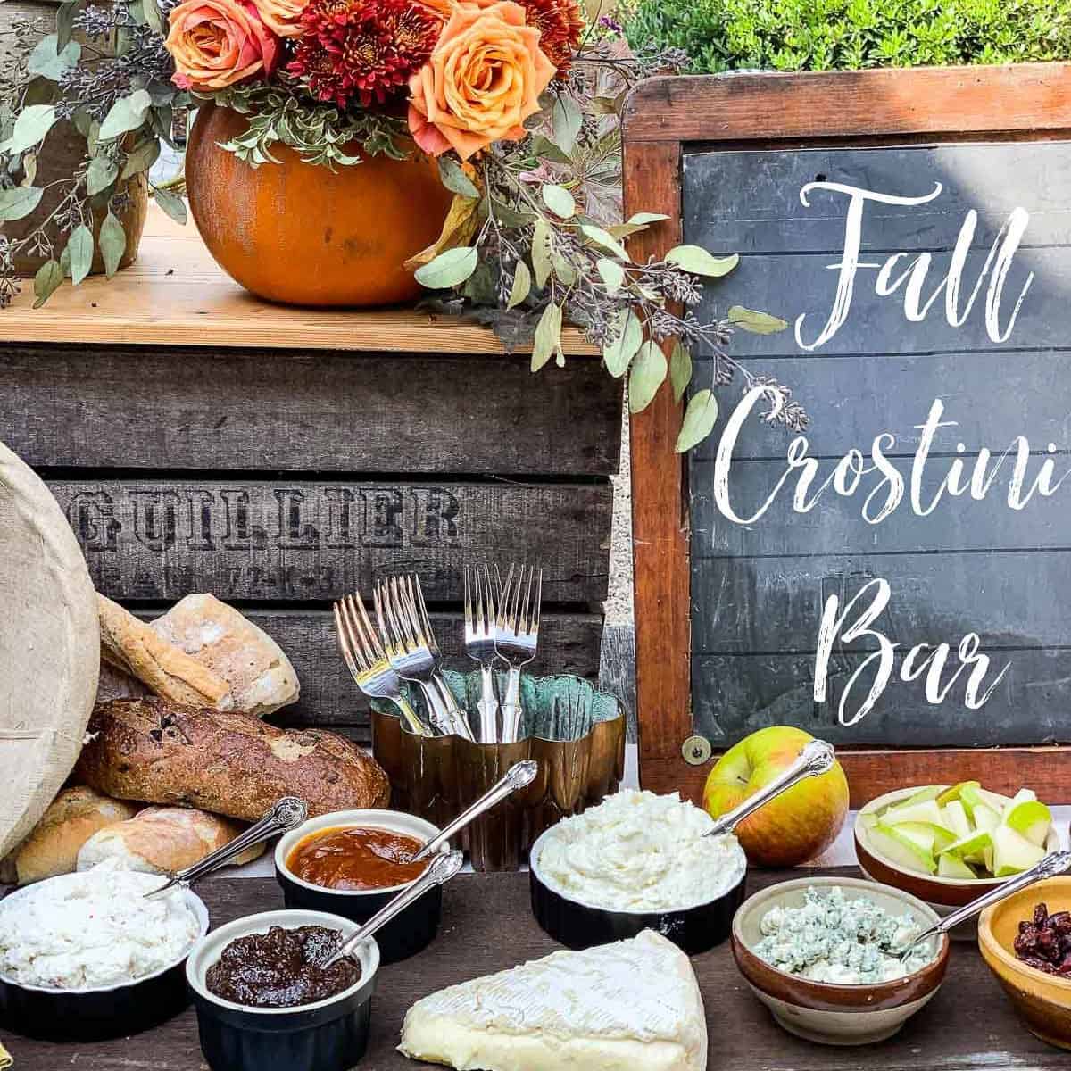 Fall Crostini Bar