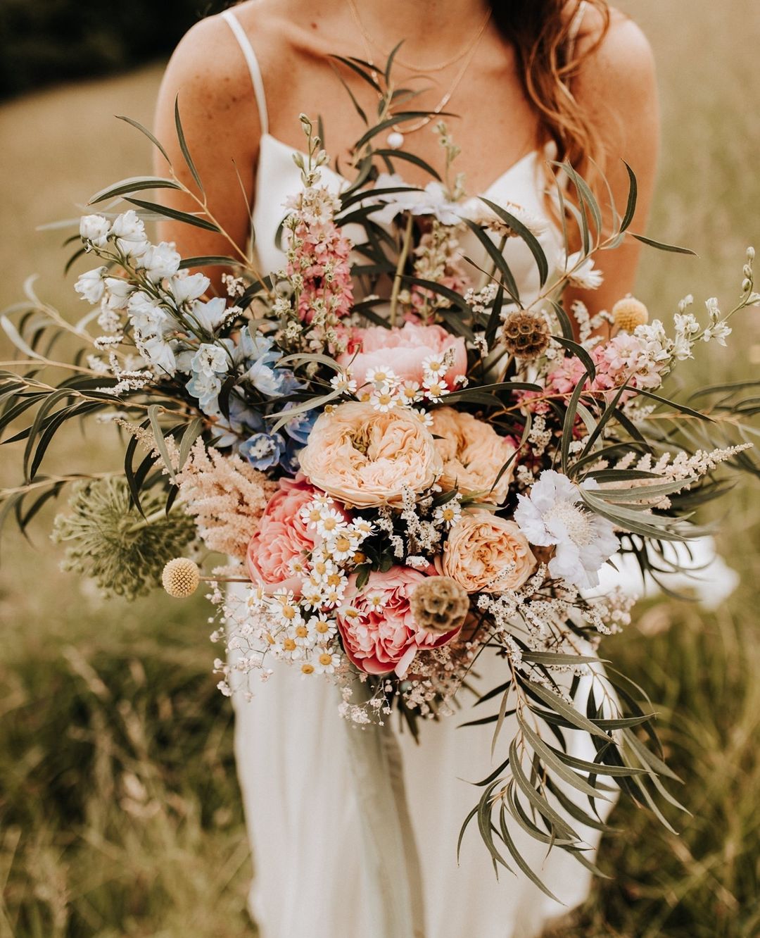 How Much Do Flowers Cost For A Wedding wildflower wedding bouquet