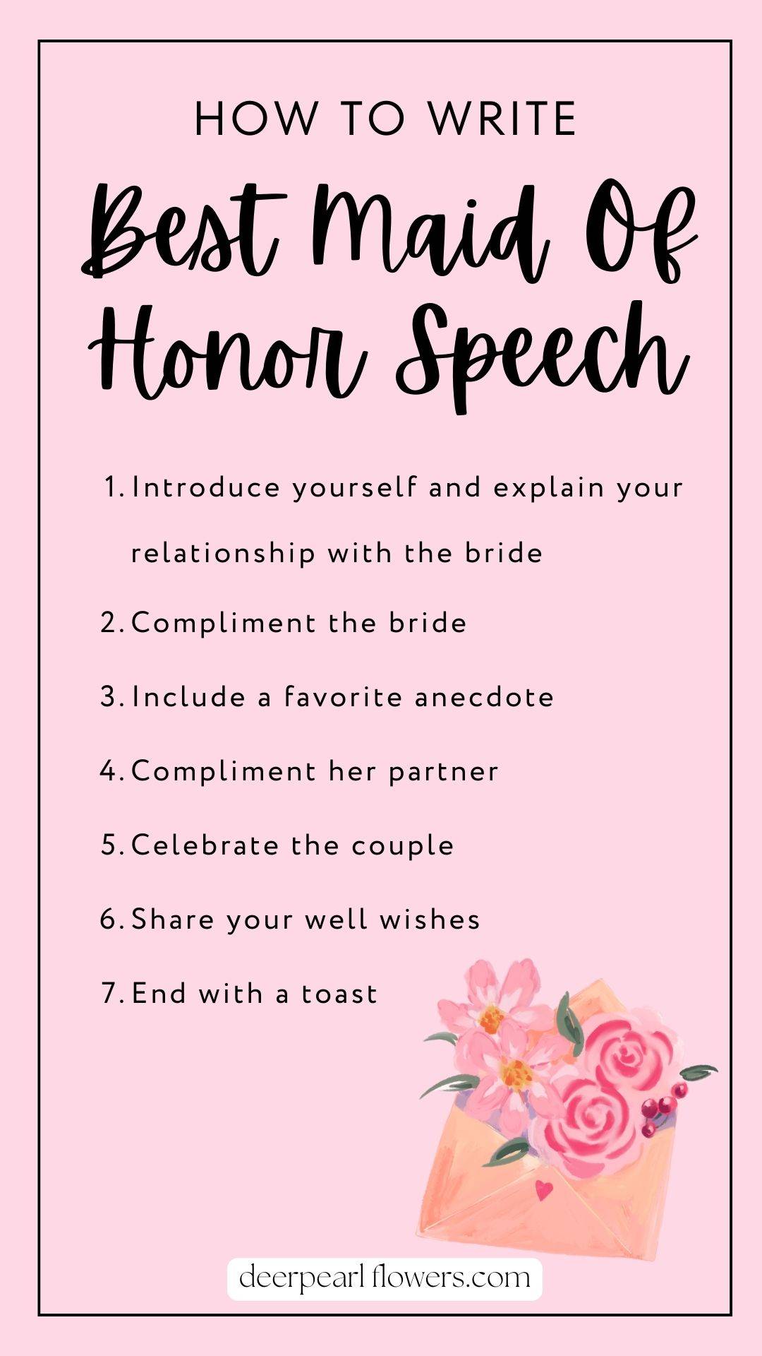 Maid Of Honor Speech Free Template How To Write Fire 51 OFF