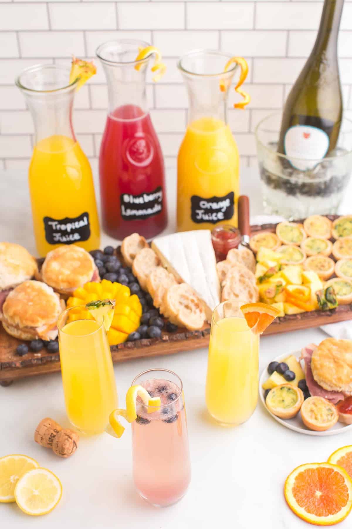 Mimosa Bar and Brunch Board