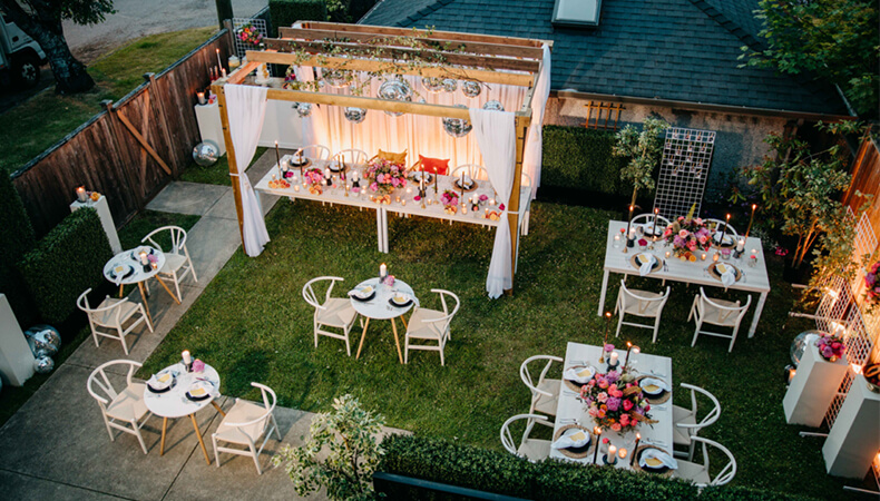 Small Backyard Wedding Reception Ideas