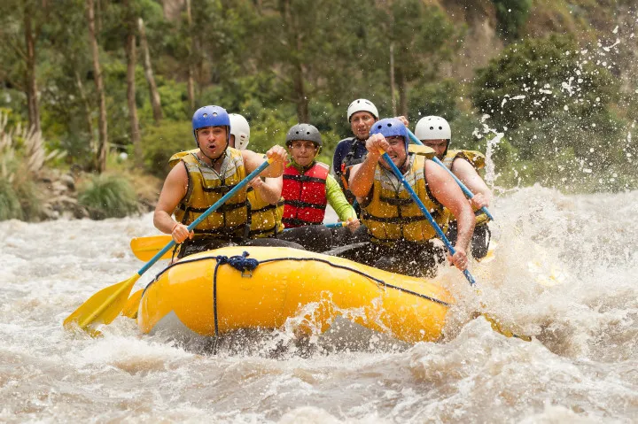 bachelor party ideas White Water Rafting