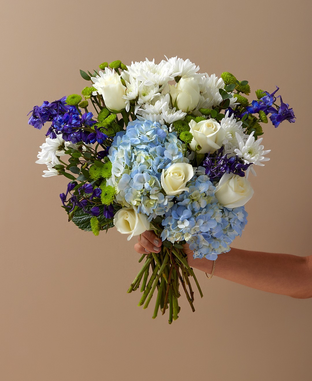 blue wedding bouquet by The Bouqs