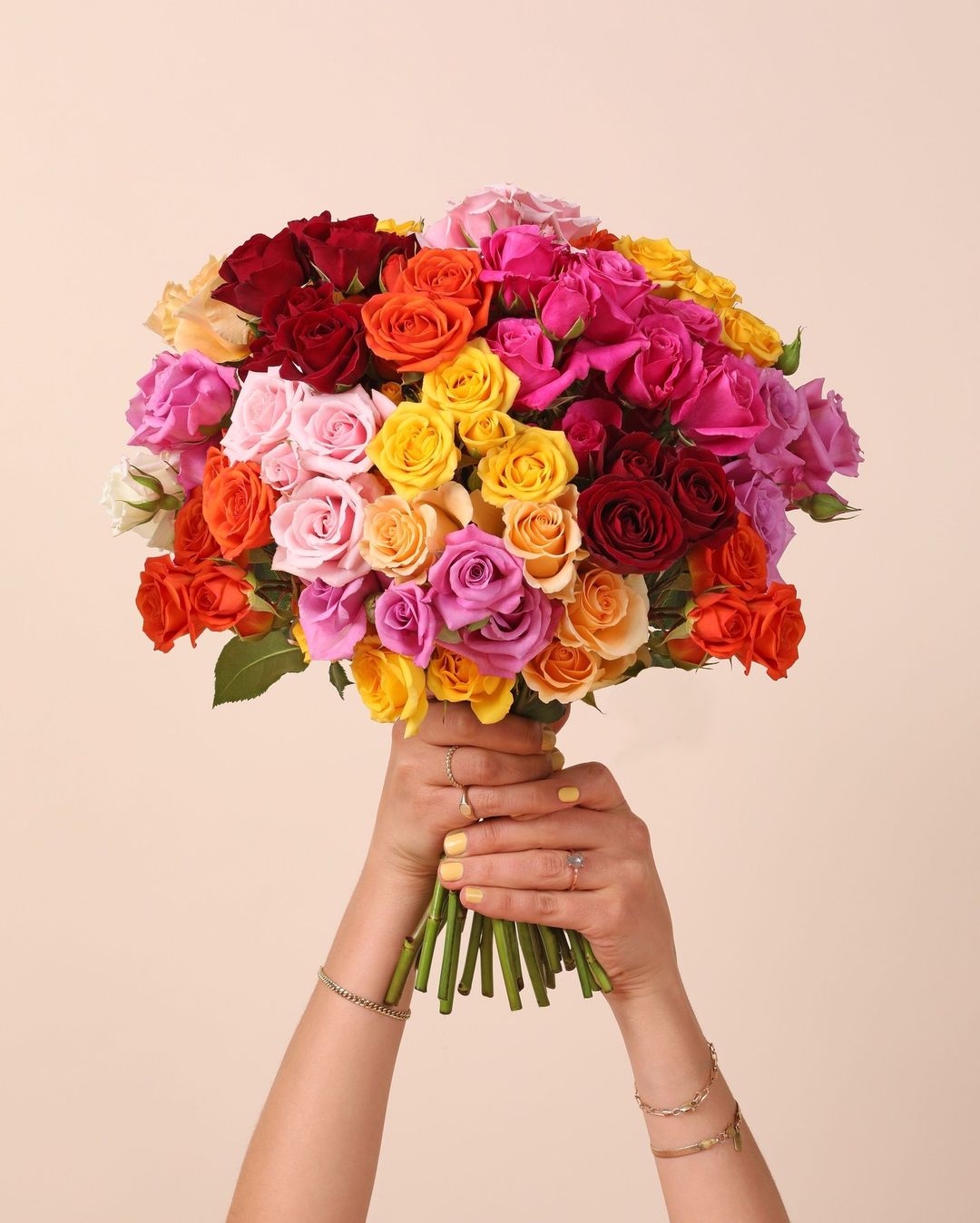colorful wedding bouquet by The Bouqs