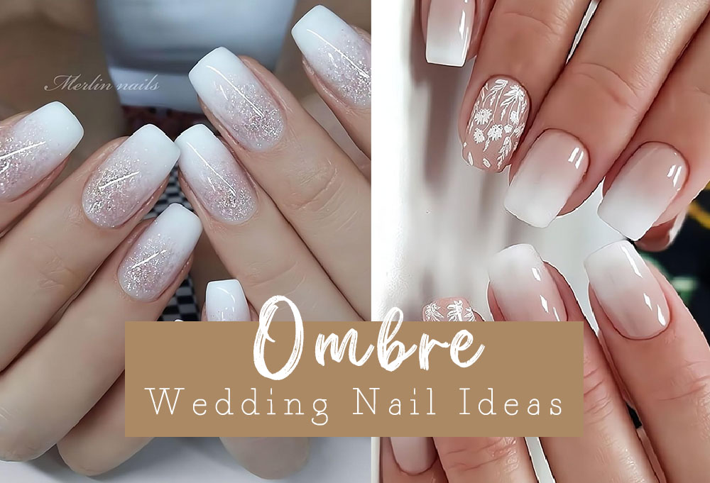 Ombre Wedding Nail Tutorial | Dip Powder Trio by Kimberz Kreations - YouTube