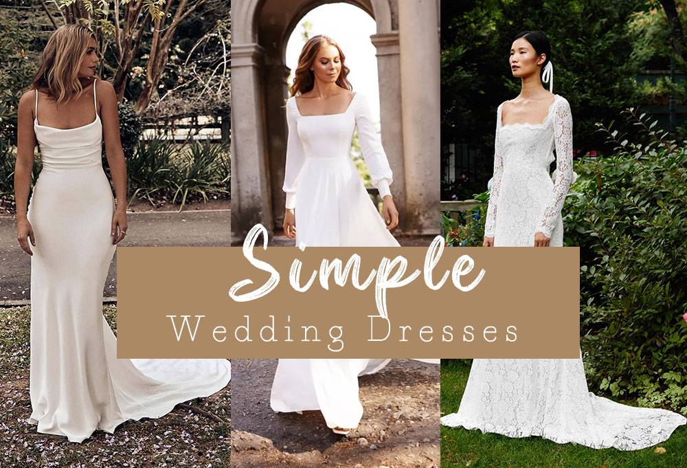 30 Elegant Simple Wedding Dresses 2023: Tips & Faqs | DPF