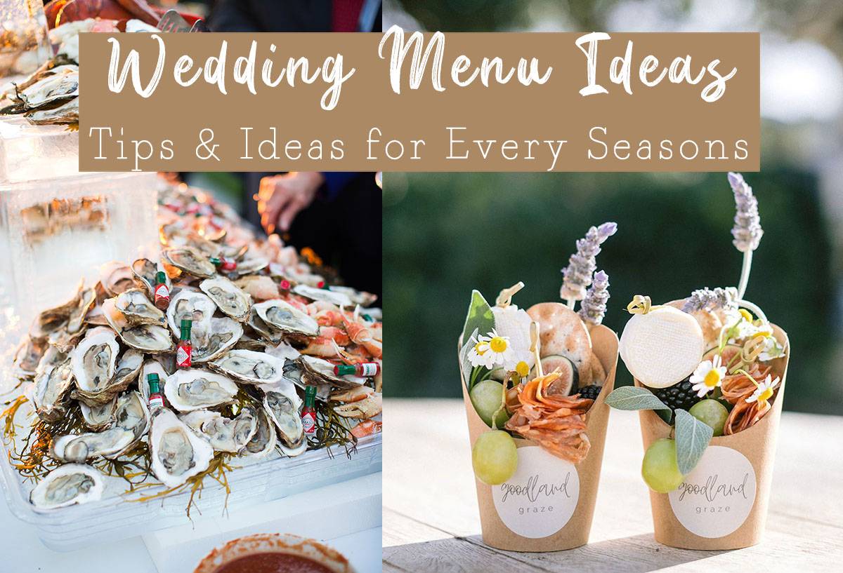 wedding menu ideas