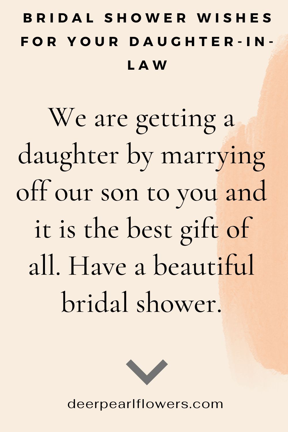 Bridal Shower Wishes for Your Daughter-in-Law6