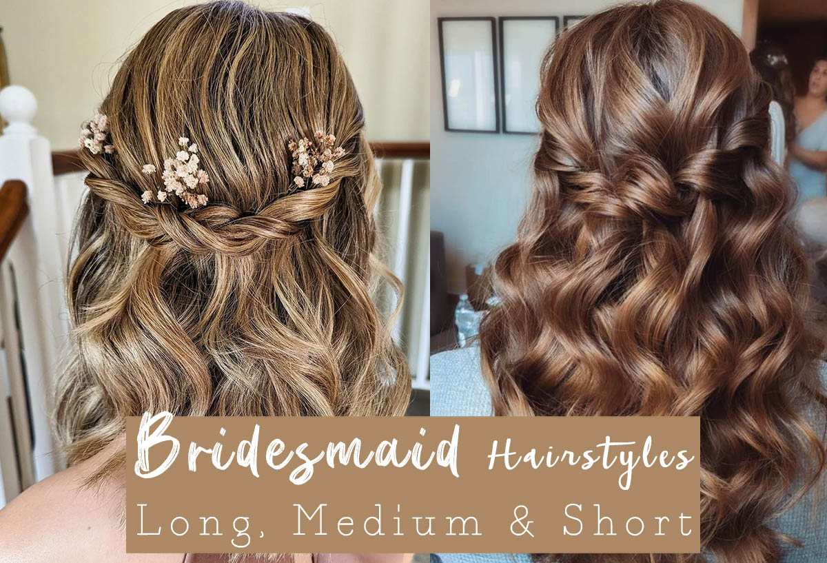 250 Bridal Wedding Hairstyles for Long Hair - Hi Miss Puff | Bridesmaid  hair, Long hair styles, Wedding hair and makeup