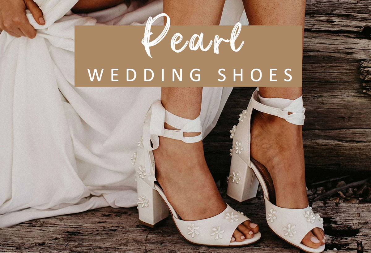 pearl wedding shoes