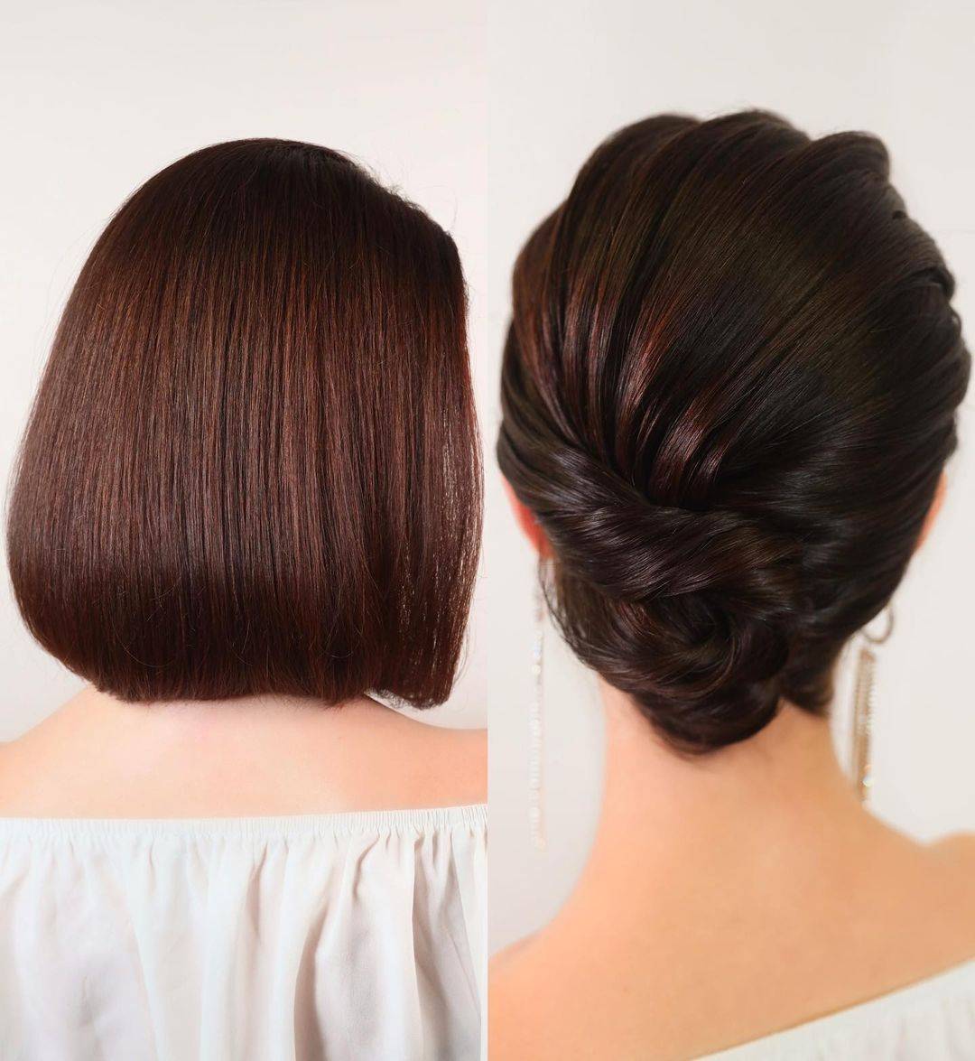 simple prom updo for medium length