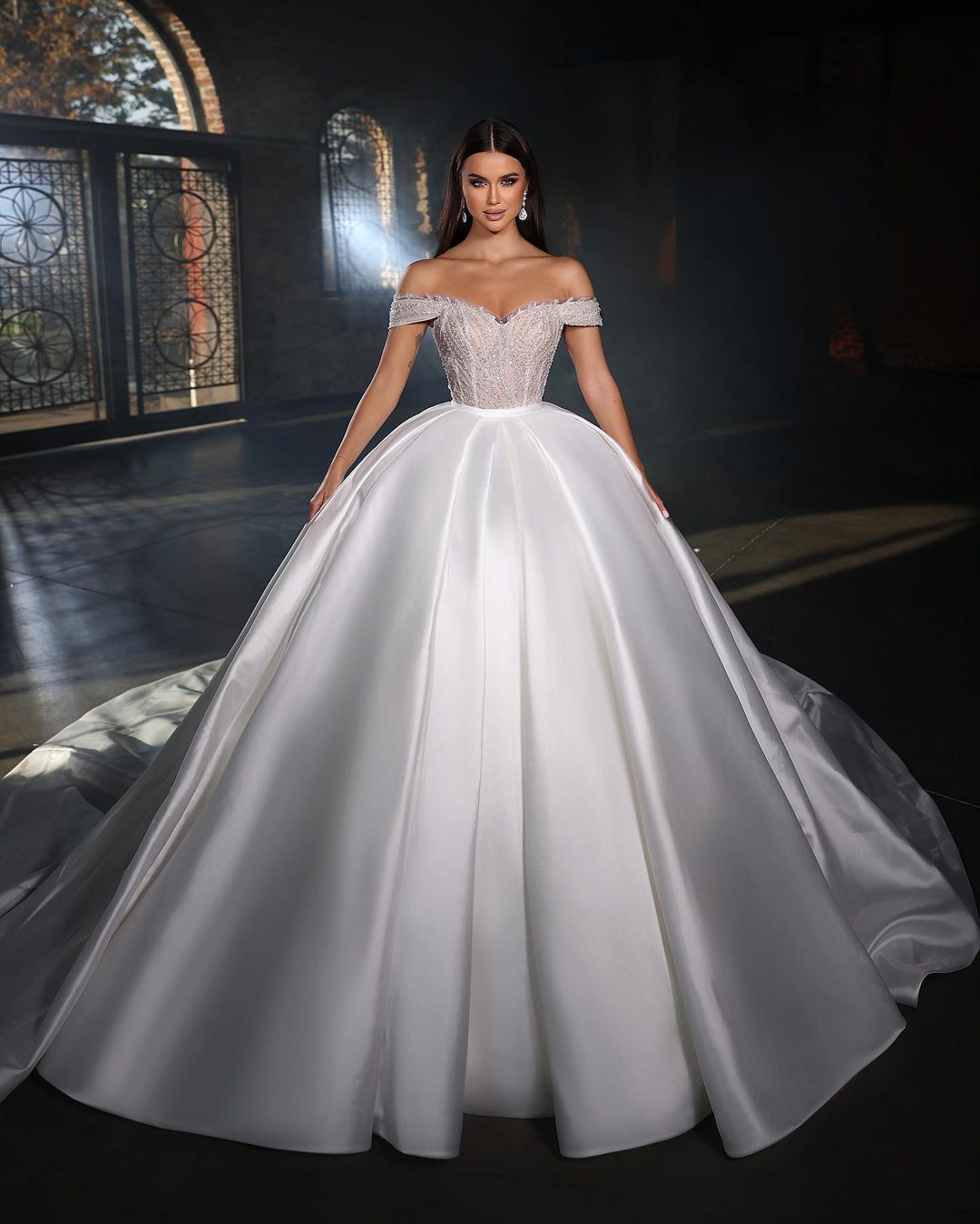Wedding Dresses  Gowns With Detachable Skirt  Online Bridal Shop  Olivia  Bottega
