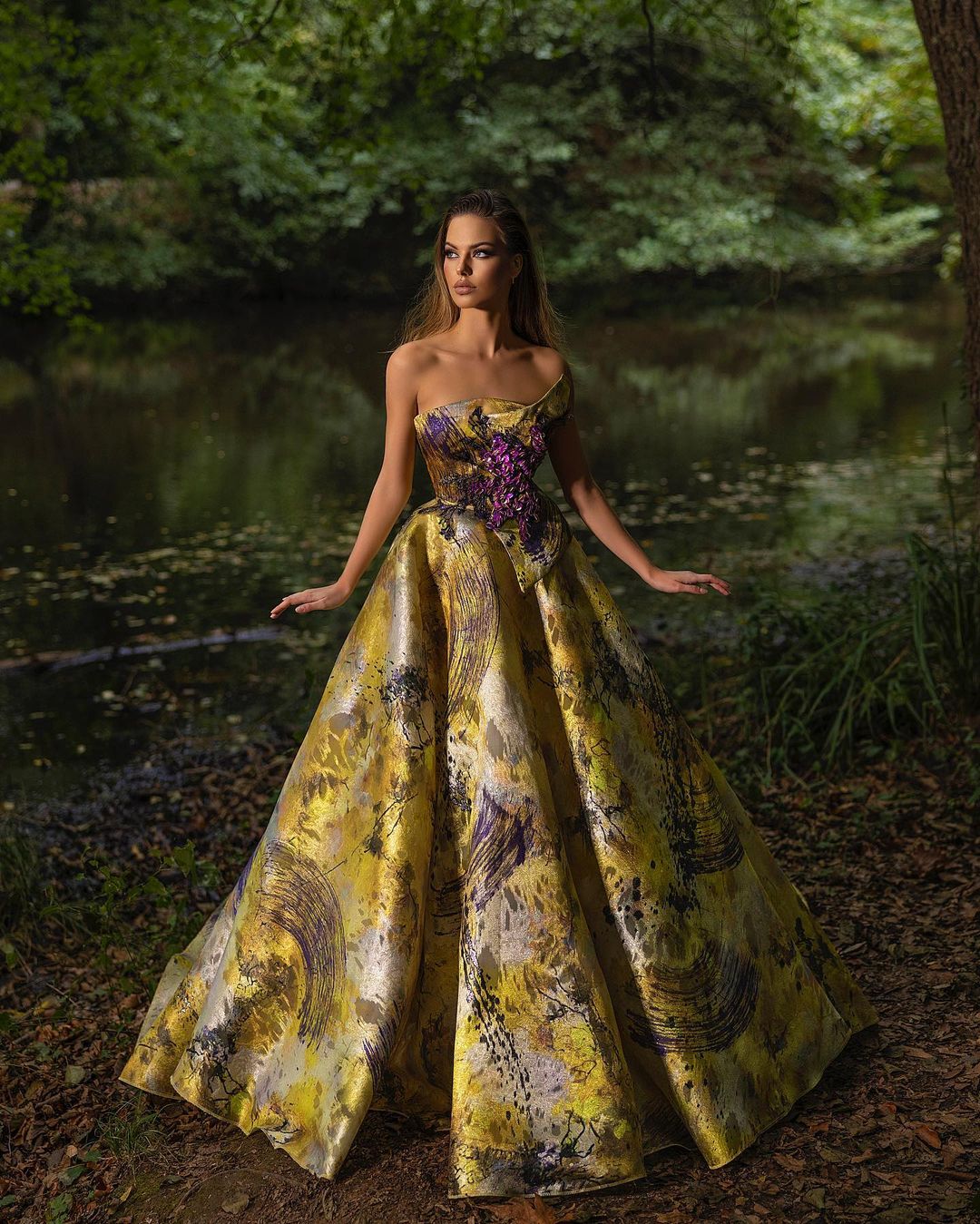 yellow and black wedding dress ball gowns