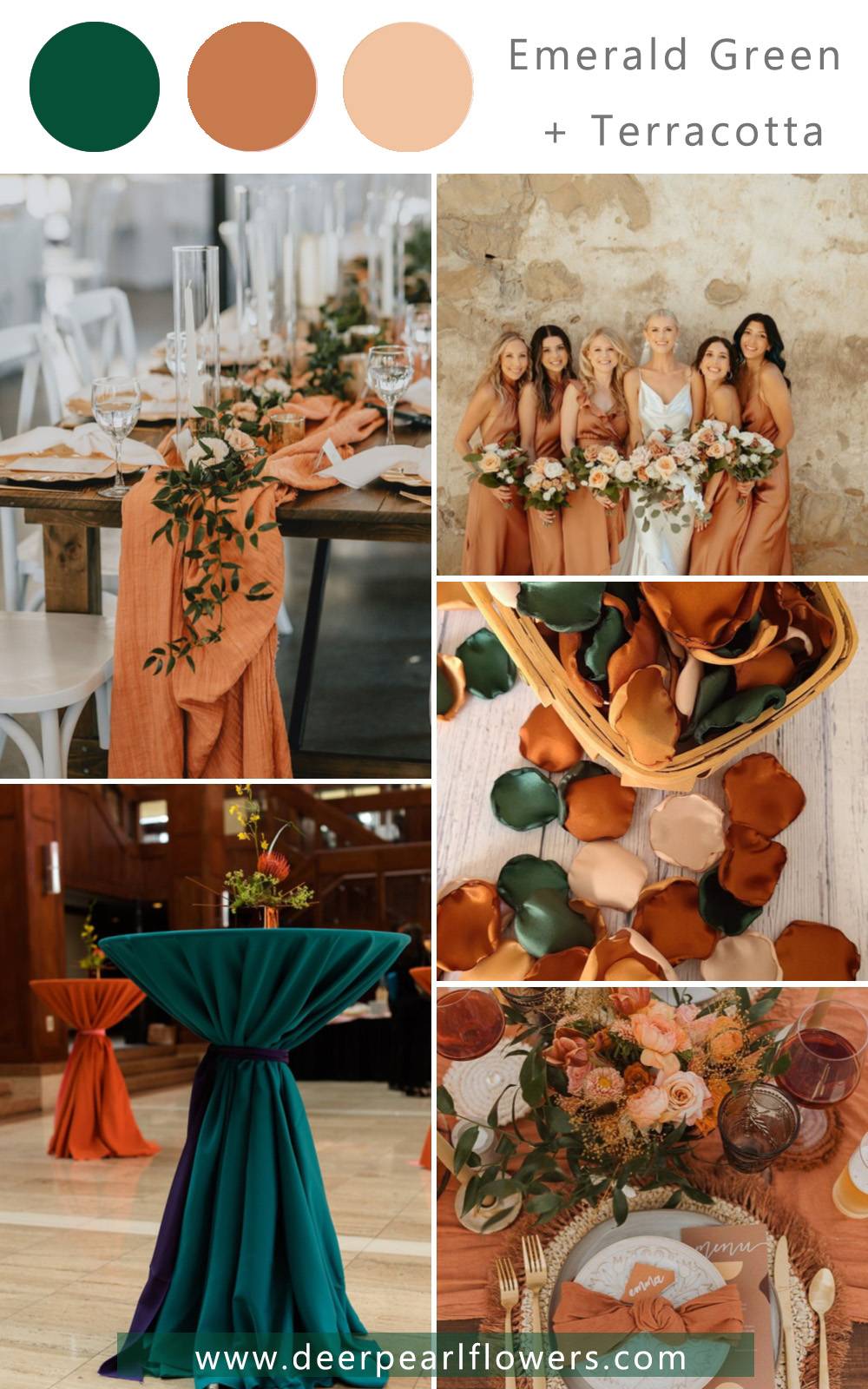 Top 10 Emerald Green Wedding Themes & Color Ideas 2025 Deer Pearl Flowers