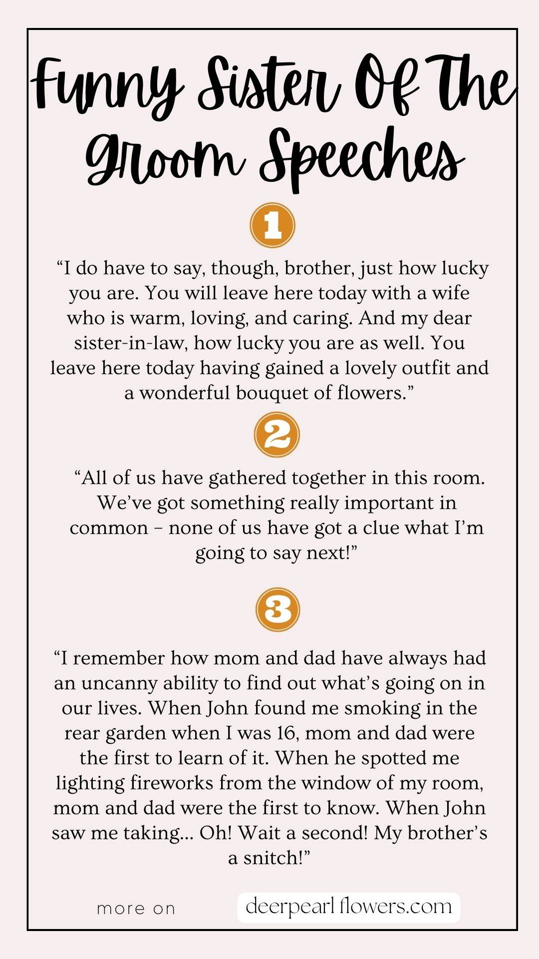 How To Write Sister Of The Groom Speech Samples Tips 55 OFF