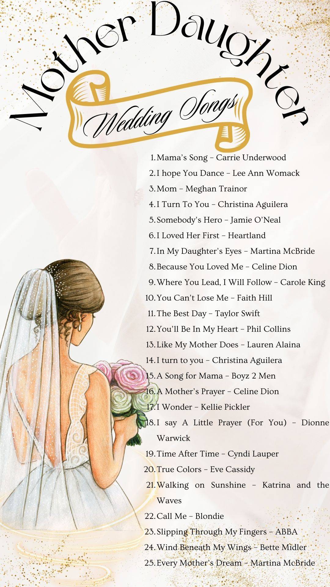 Good Mother Daughter Wedding Songs