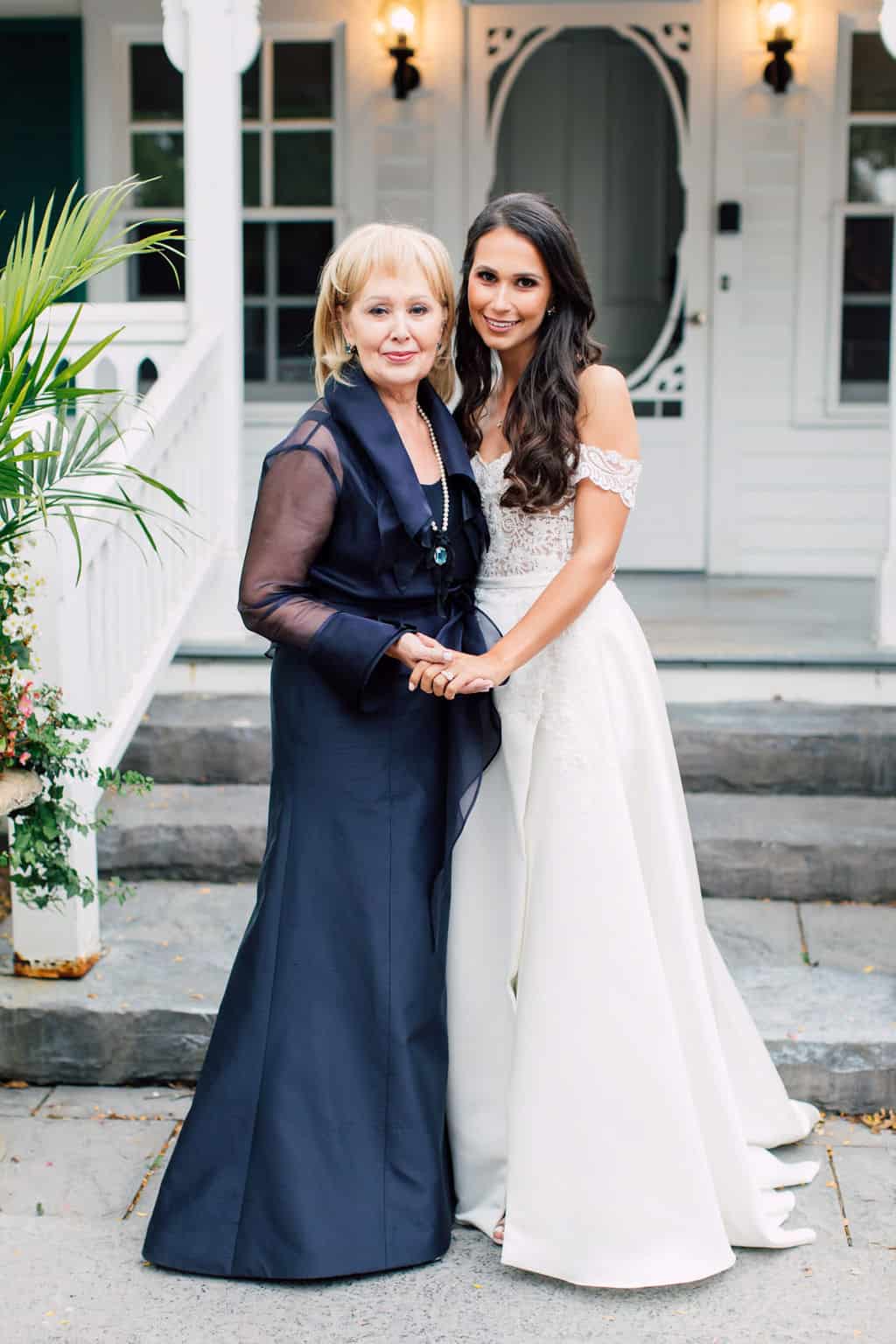 Mother of the Bride Speech- navy mother of the bridal dress