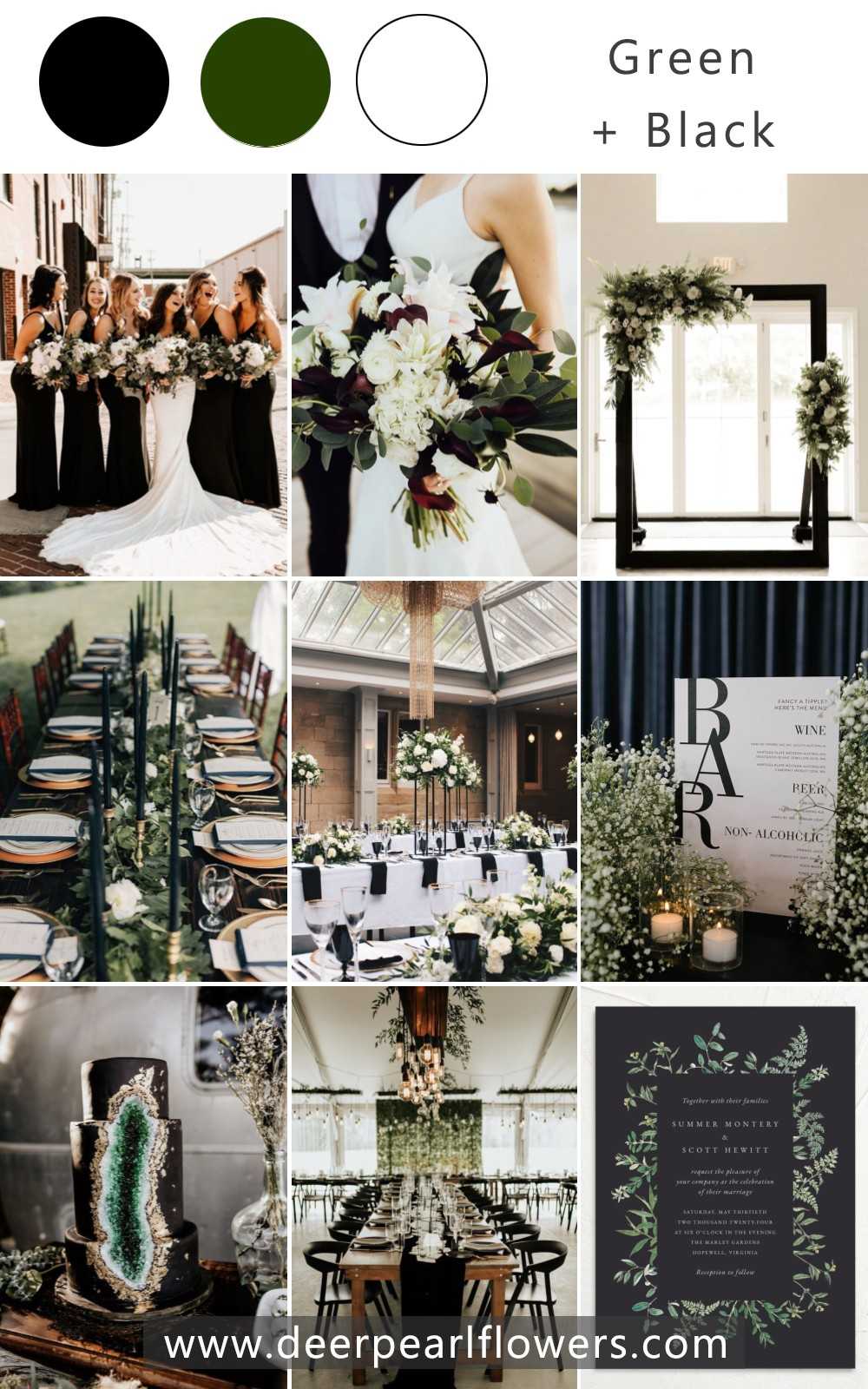 22 Best Black Wedding Themes Color Ideas 2024
