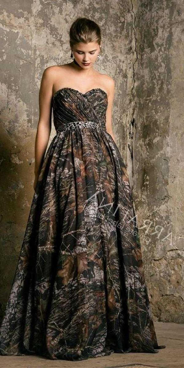 cheap camo wedding dresses strapless a line camouflage carrafina