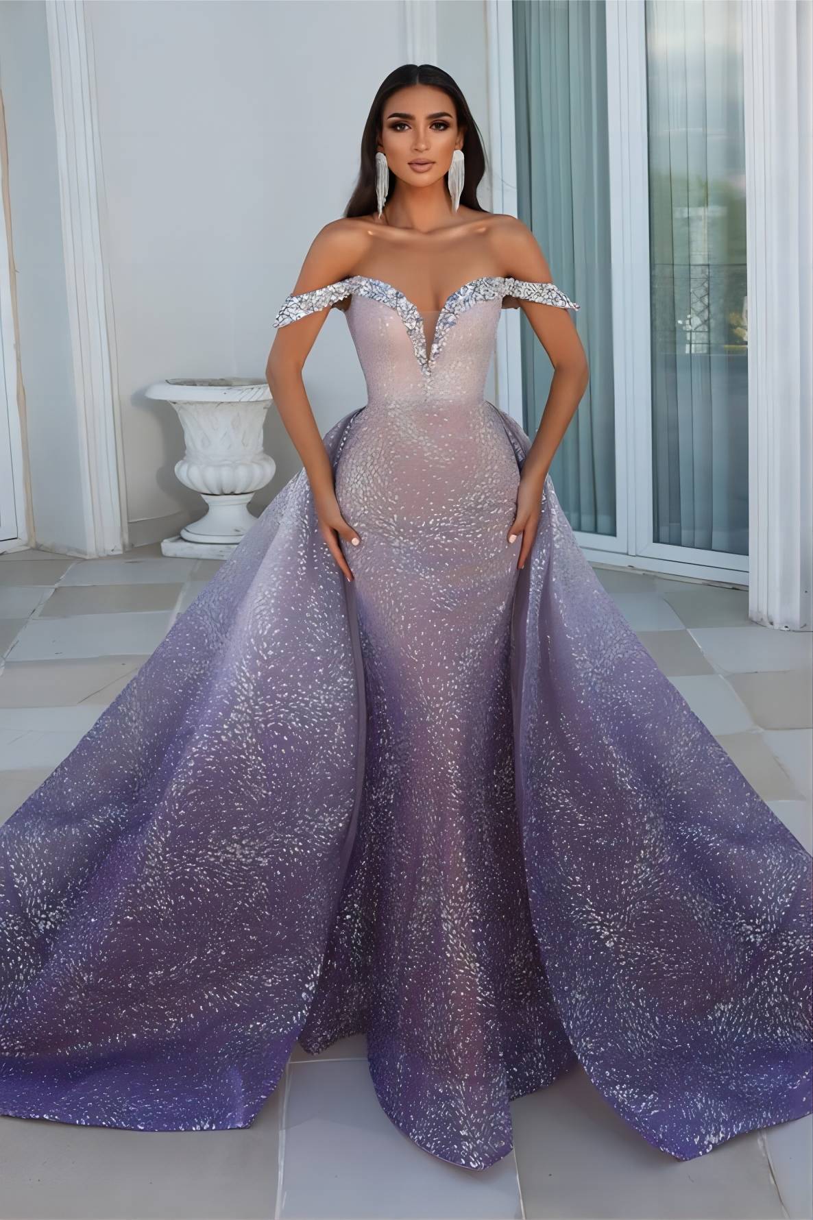 Purple Embroidered Gowns Online Shopping for Women at Low Prices