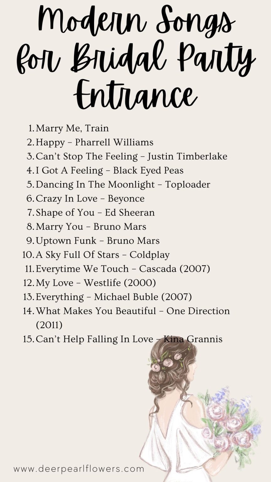 150 Best Bridal Party Entrance Songs [Tips & Playlist]