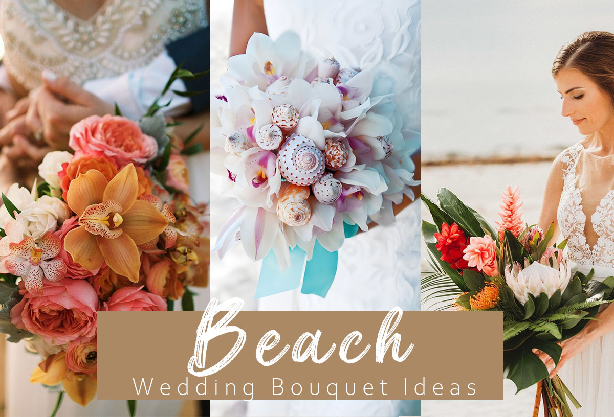 beach wedding bouquets