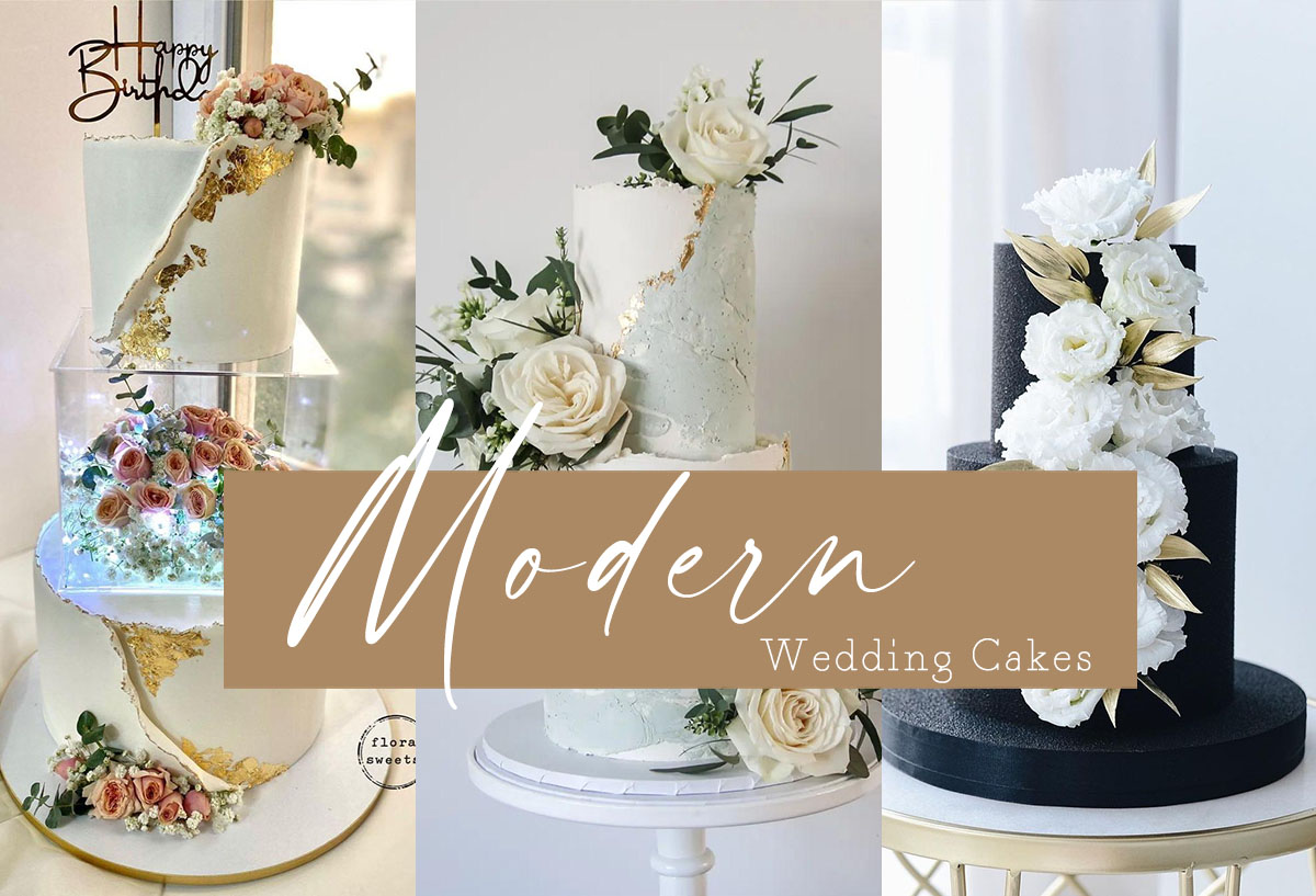 Modern Wedding Cakes 