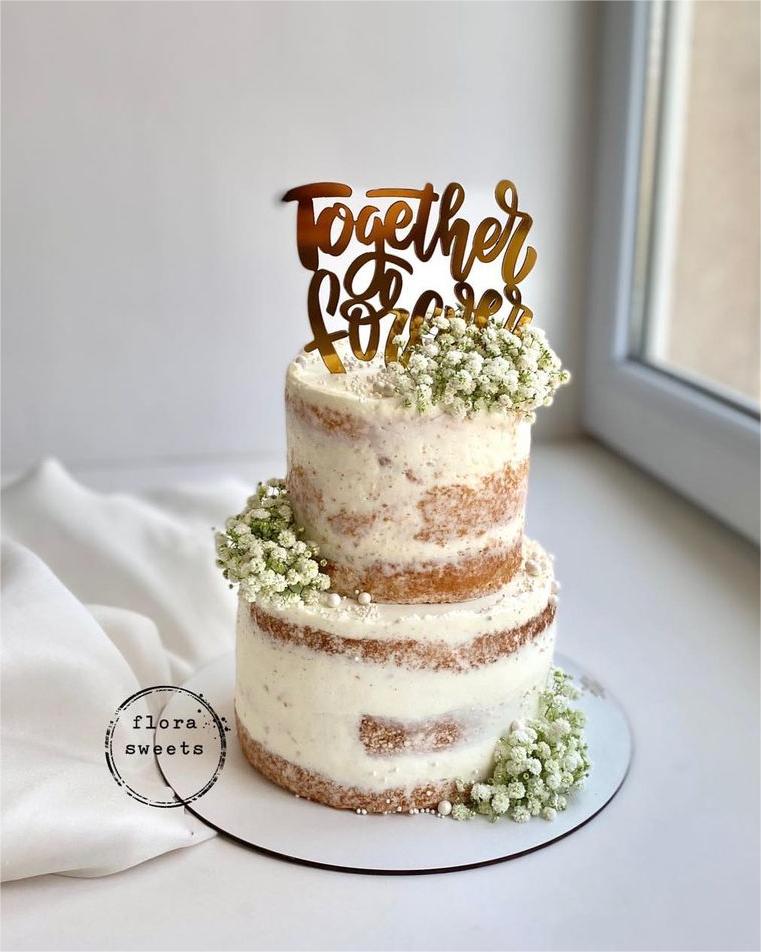 two tier semi-naked groom cake via flora___sweets