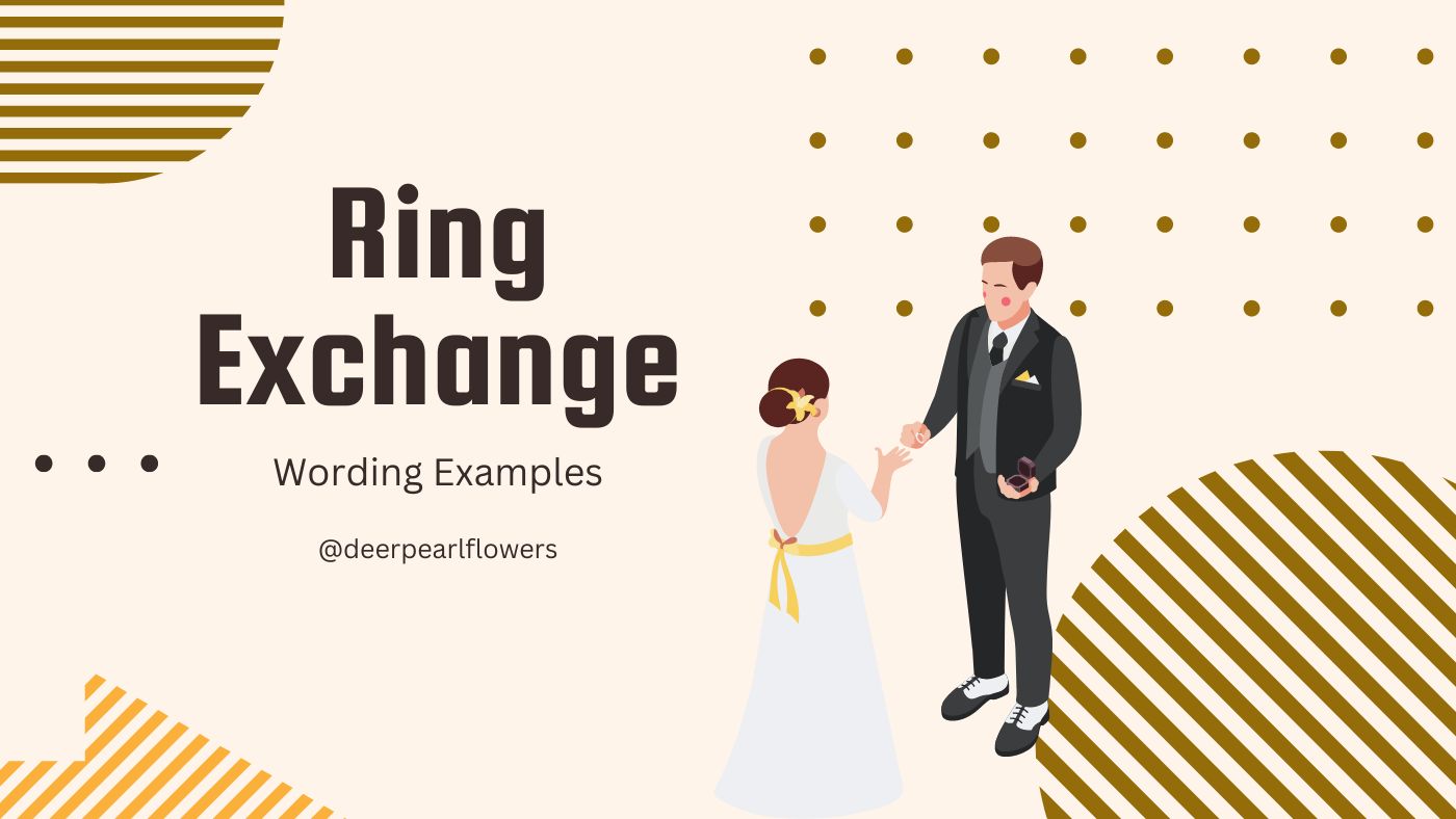 Ring Exchange Wording Examples