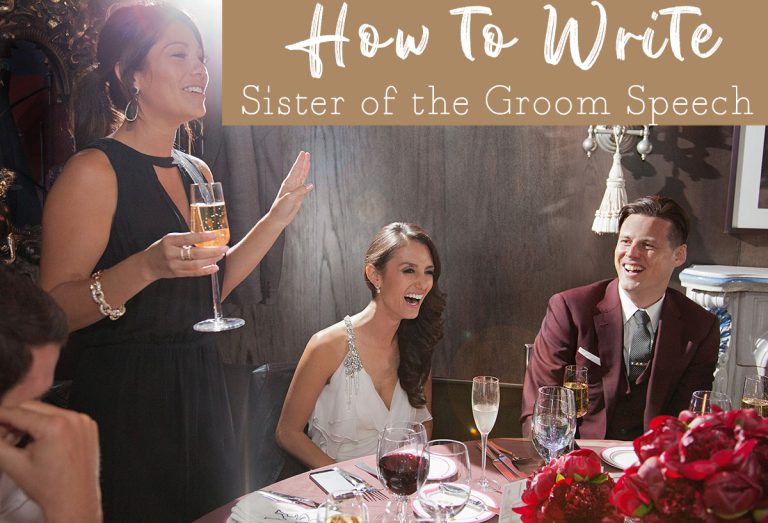 sister of the groom speech examples