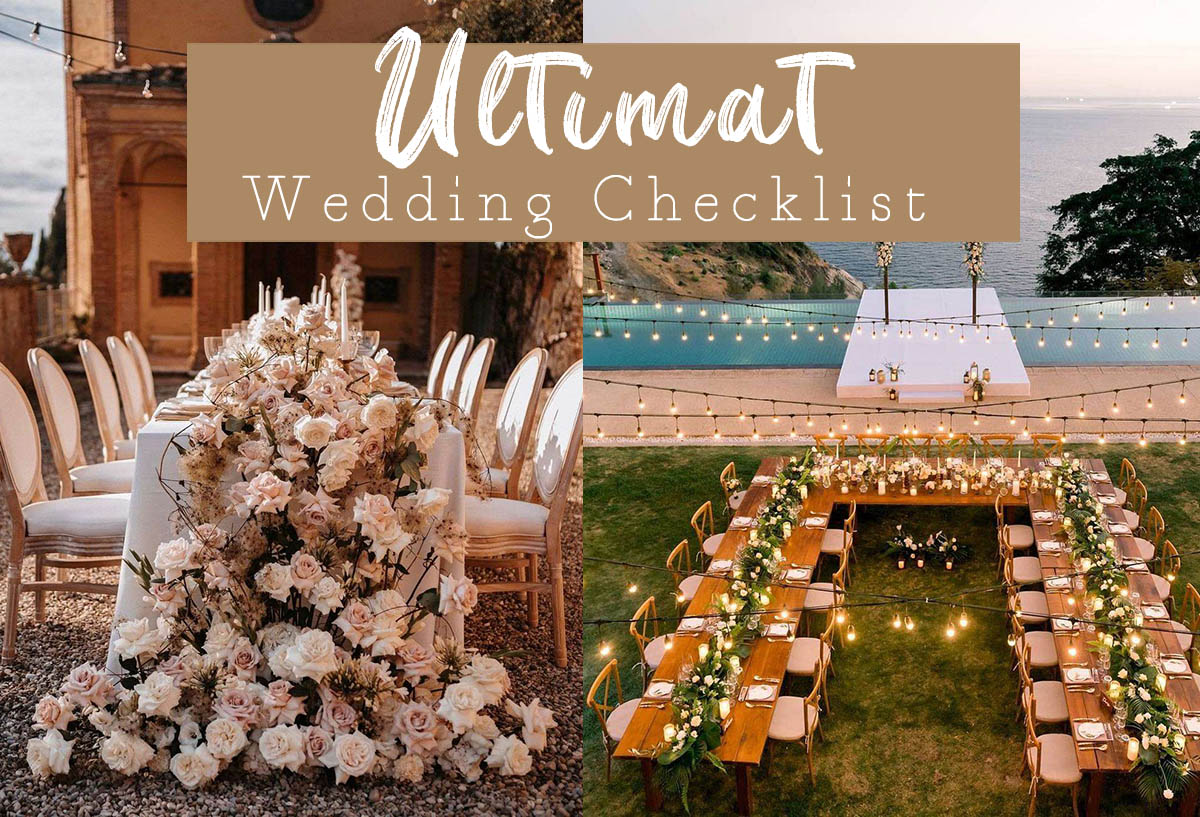 Ultimat wedding plannig checklist
