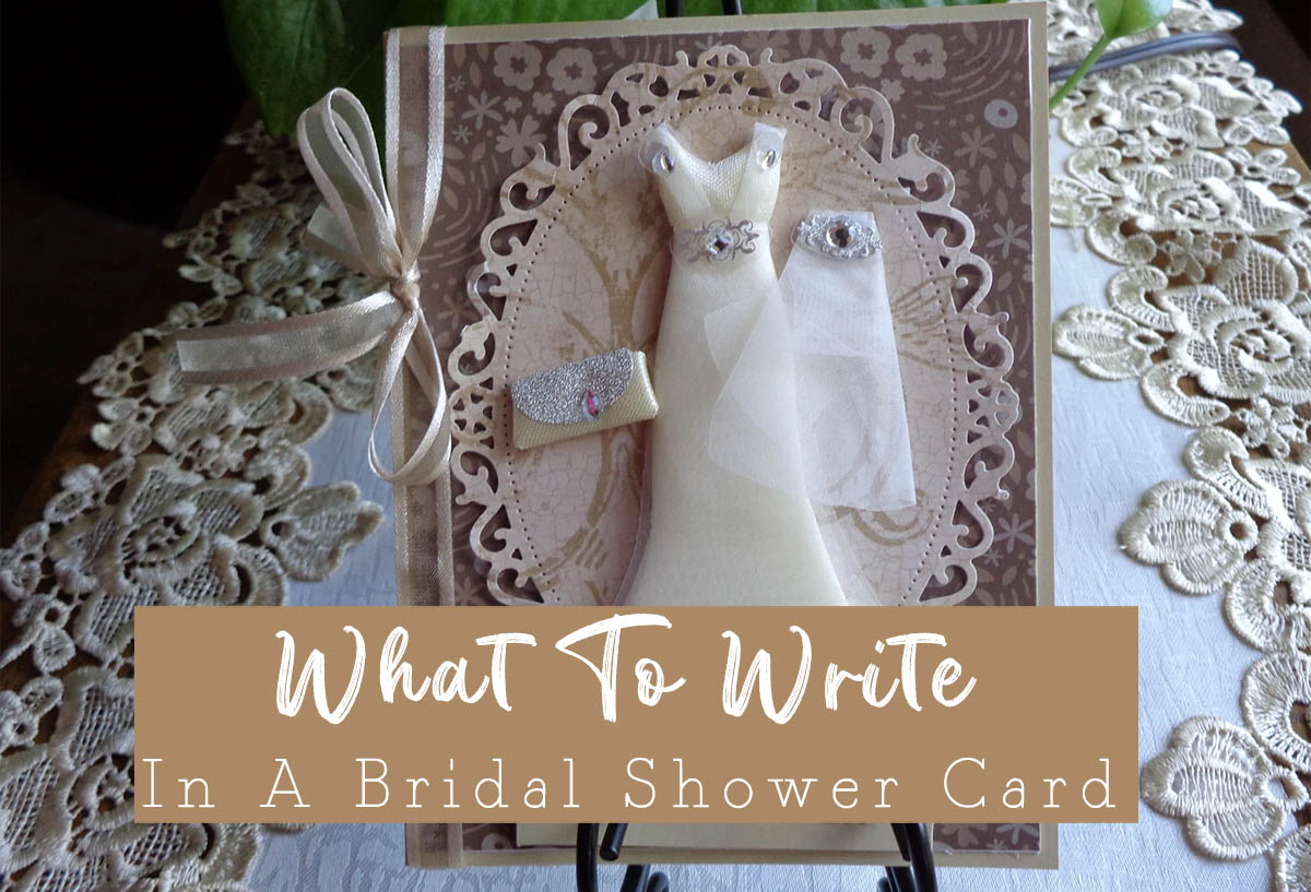 What To Write In A Bridal Shower Card