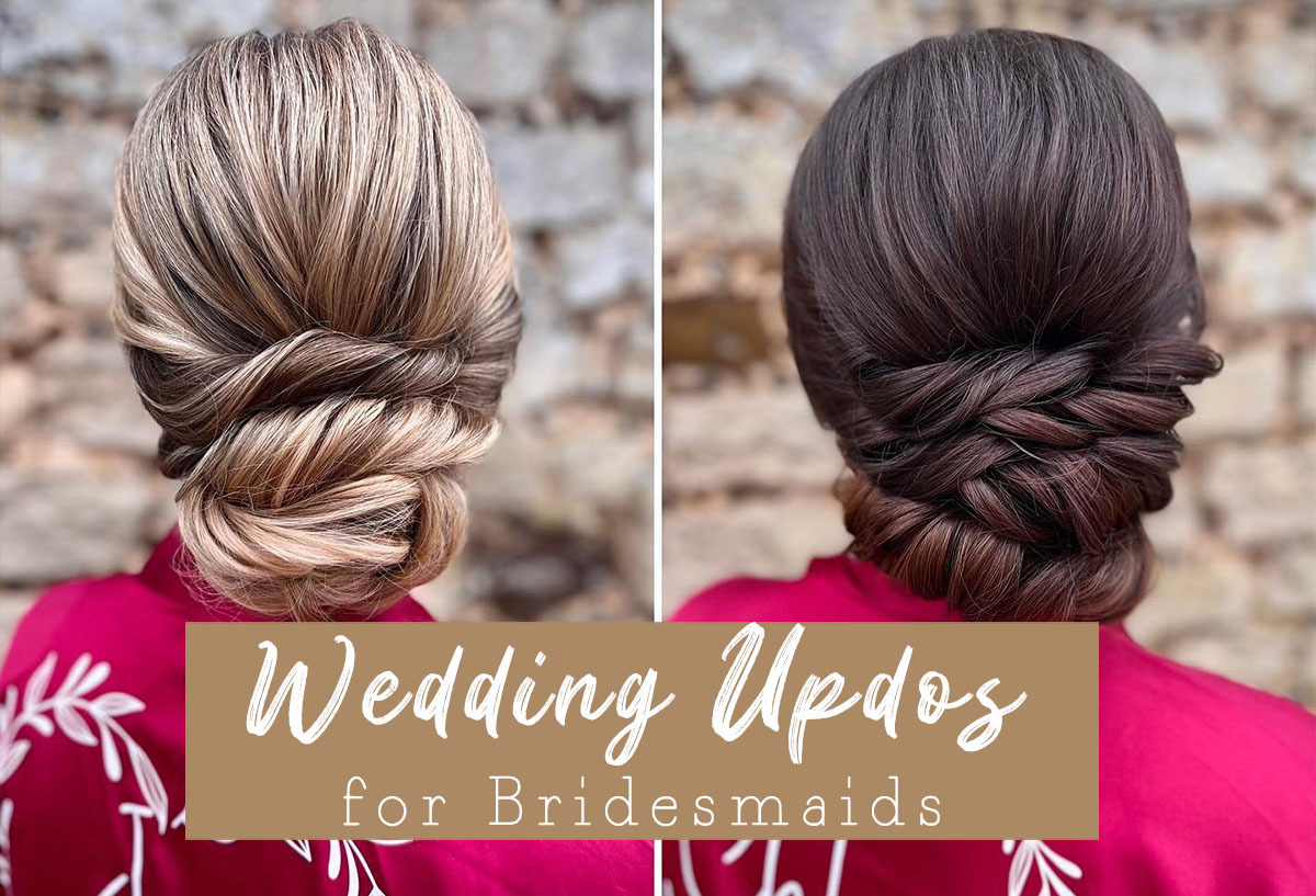 bridesmaid updos for long hair