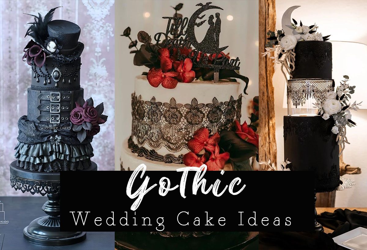 gothic wedding cakes