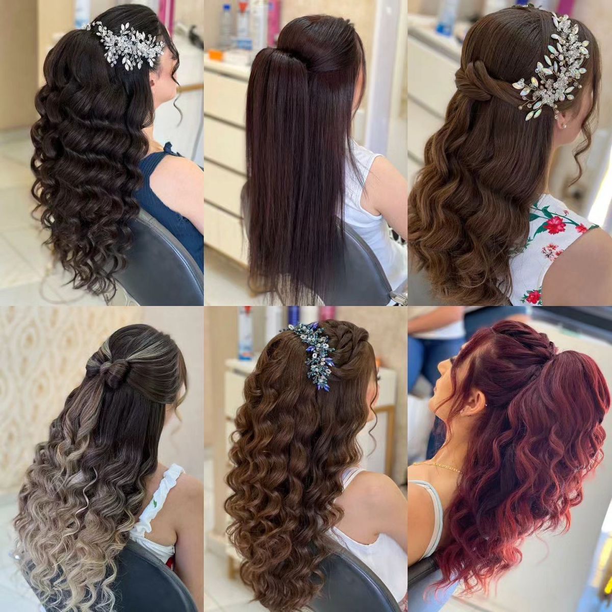 long curly quinceanera hairstyle down via girls_only_syria