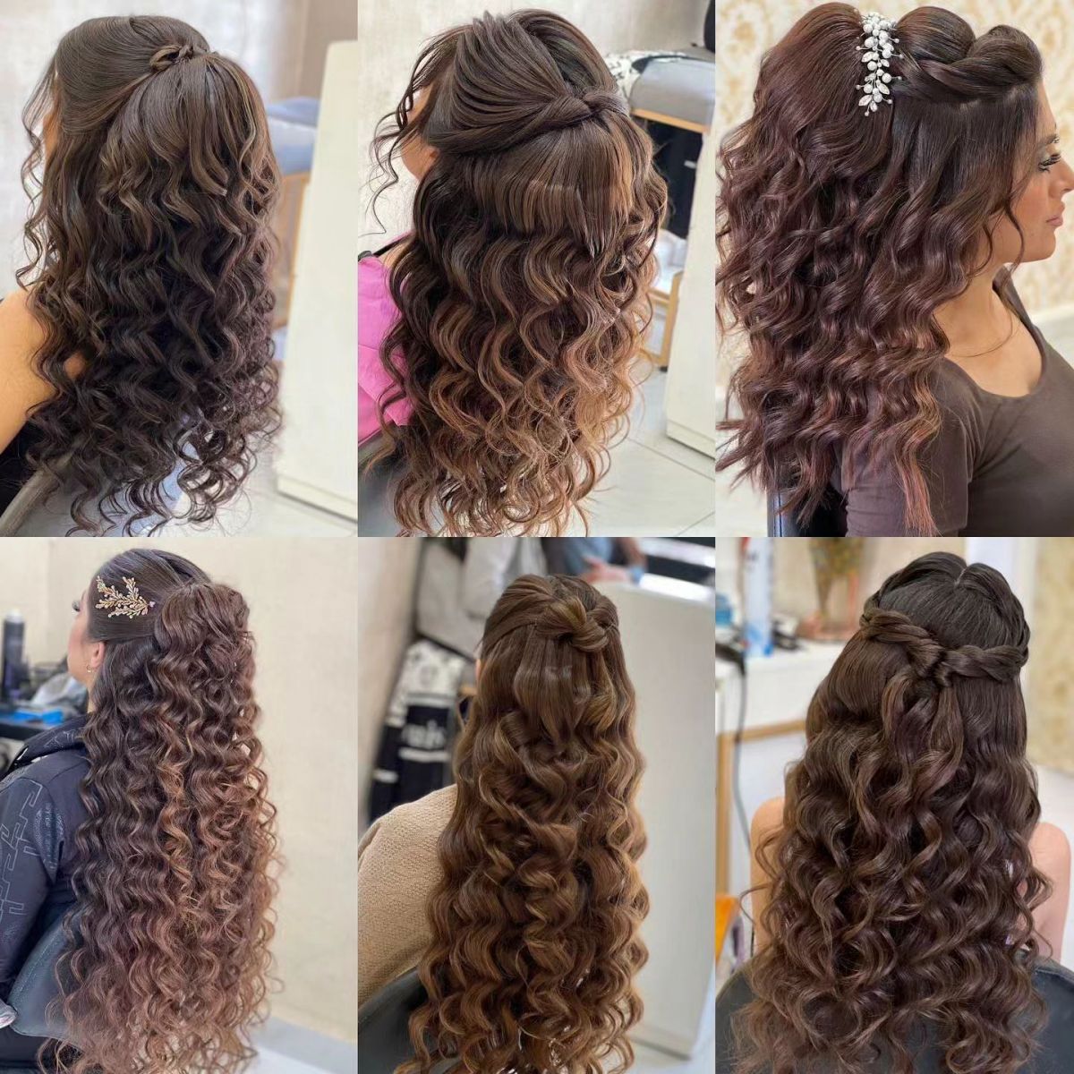 long wavy quinceanera hairstyle down via girls_only_syria