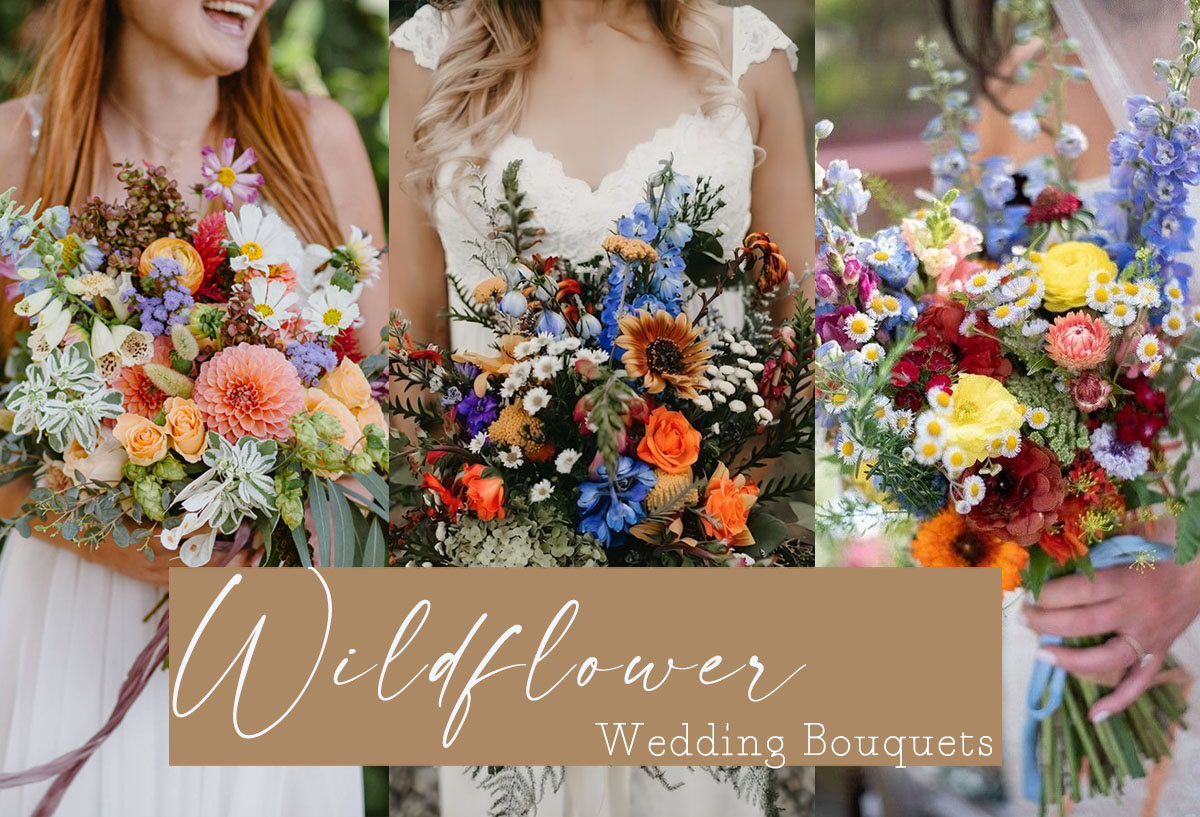 wildflower wedding bouquets