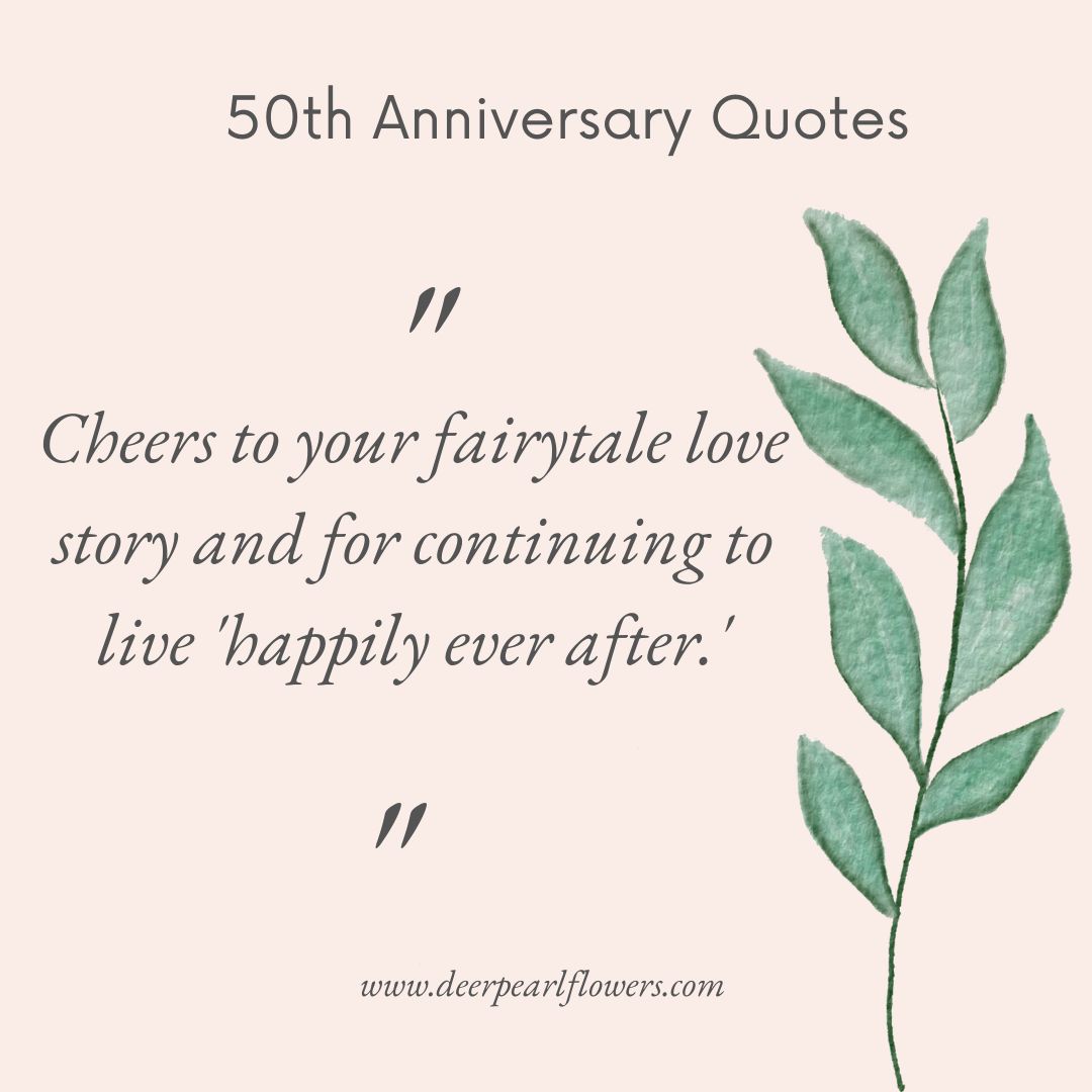 50th Anniversary Quotes