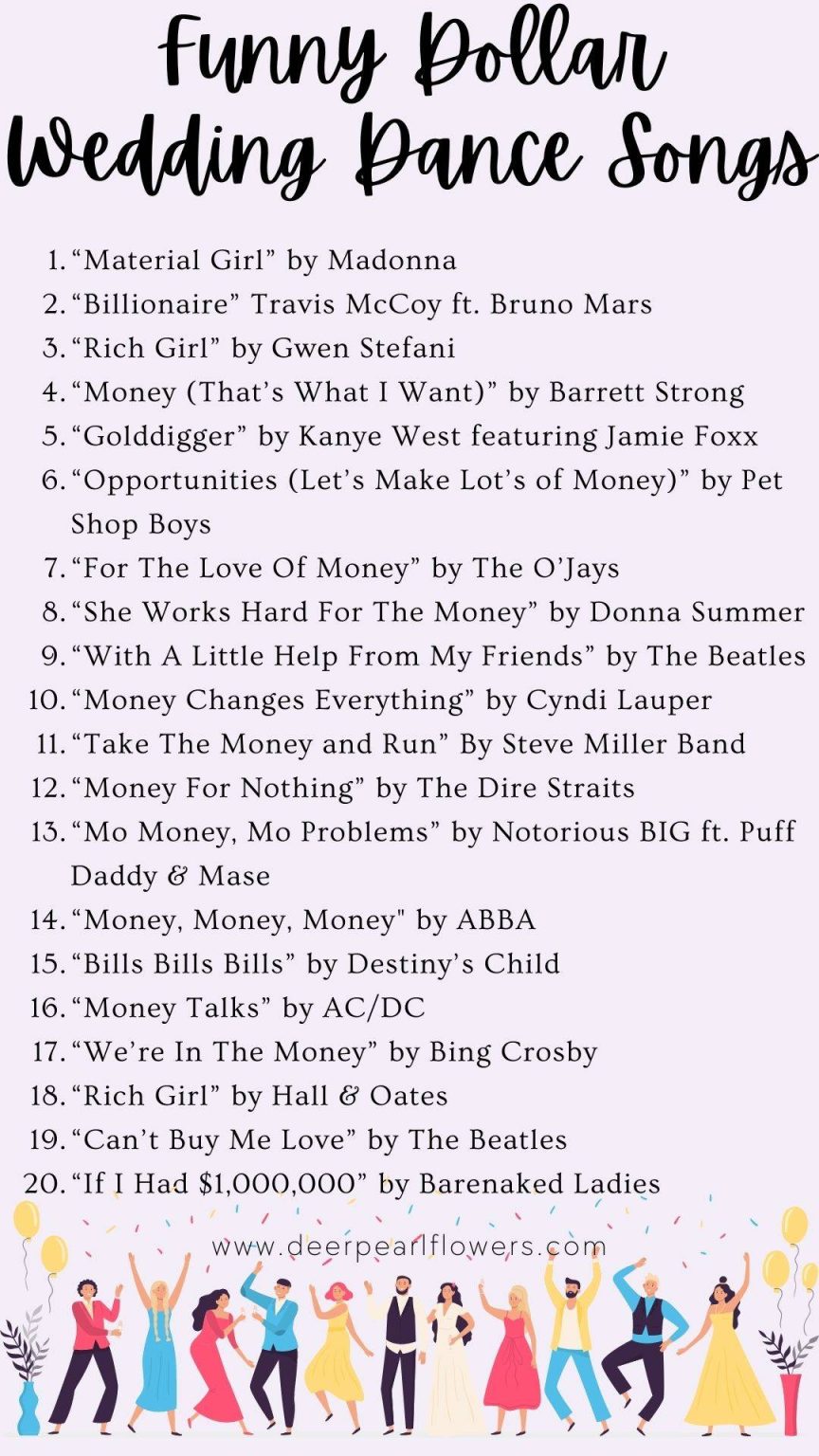 99 Money Dance Wedding Songs (Dollar Dance 2025)
