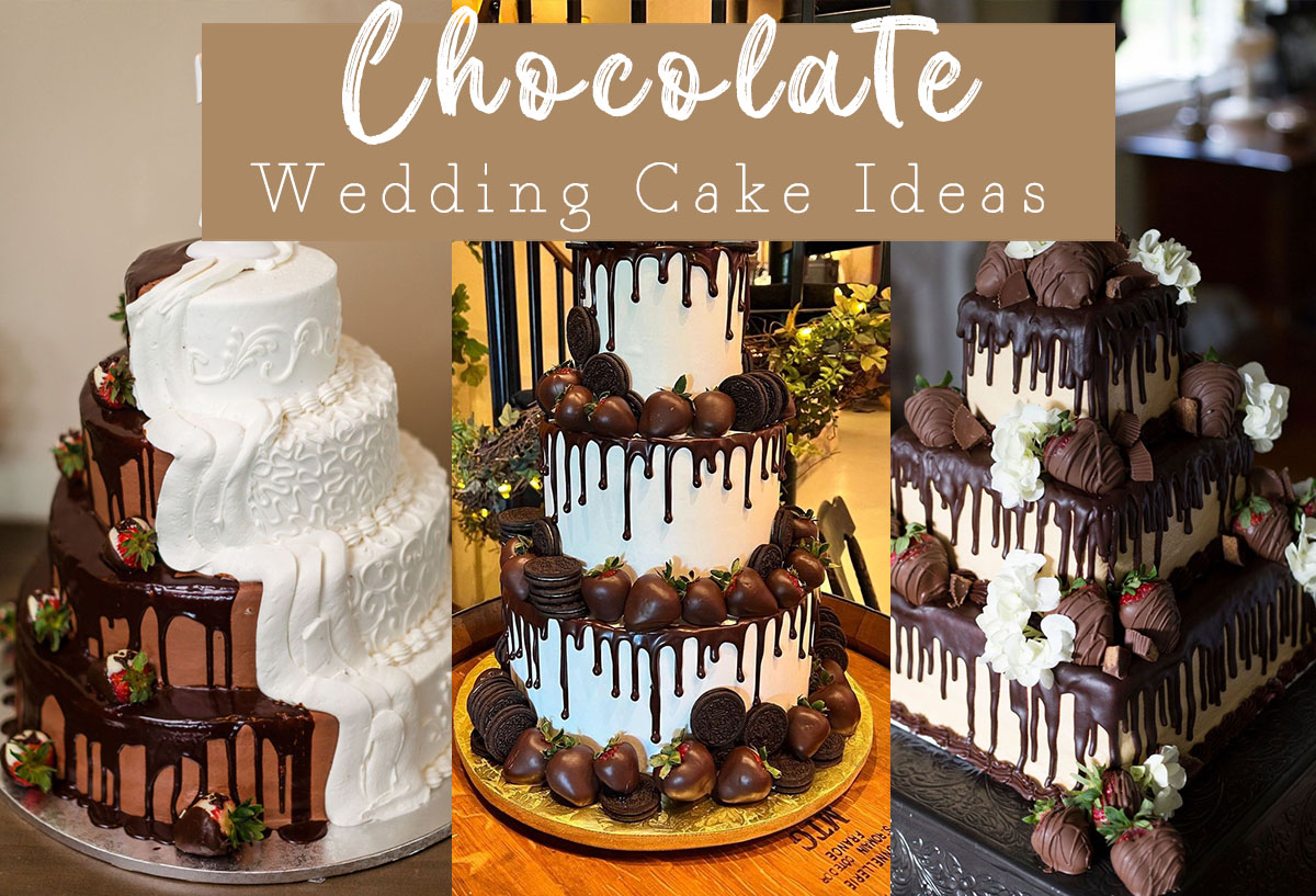 Chocolate wedding cakes