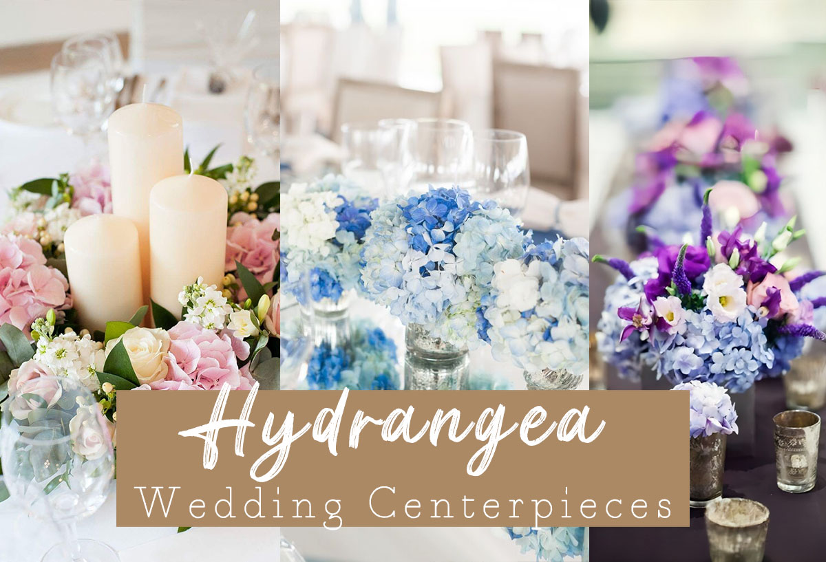 hydrangea wedding centerpieces