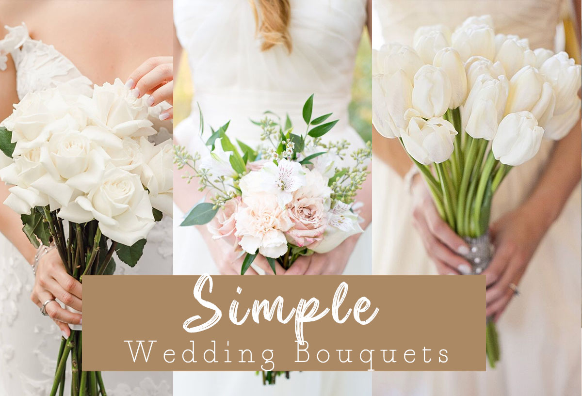 simple wedding bouquets