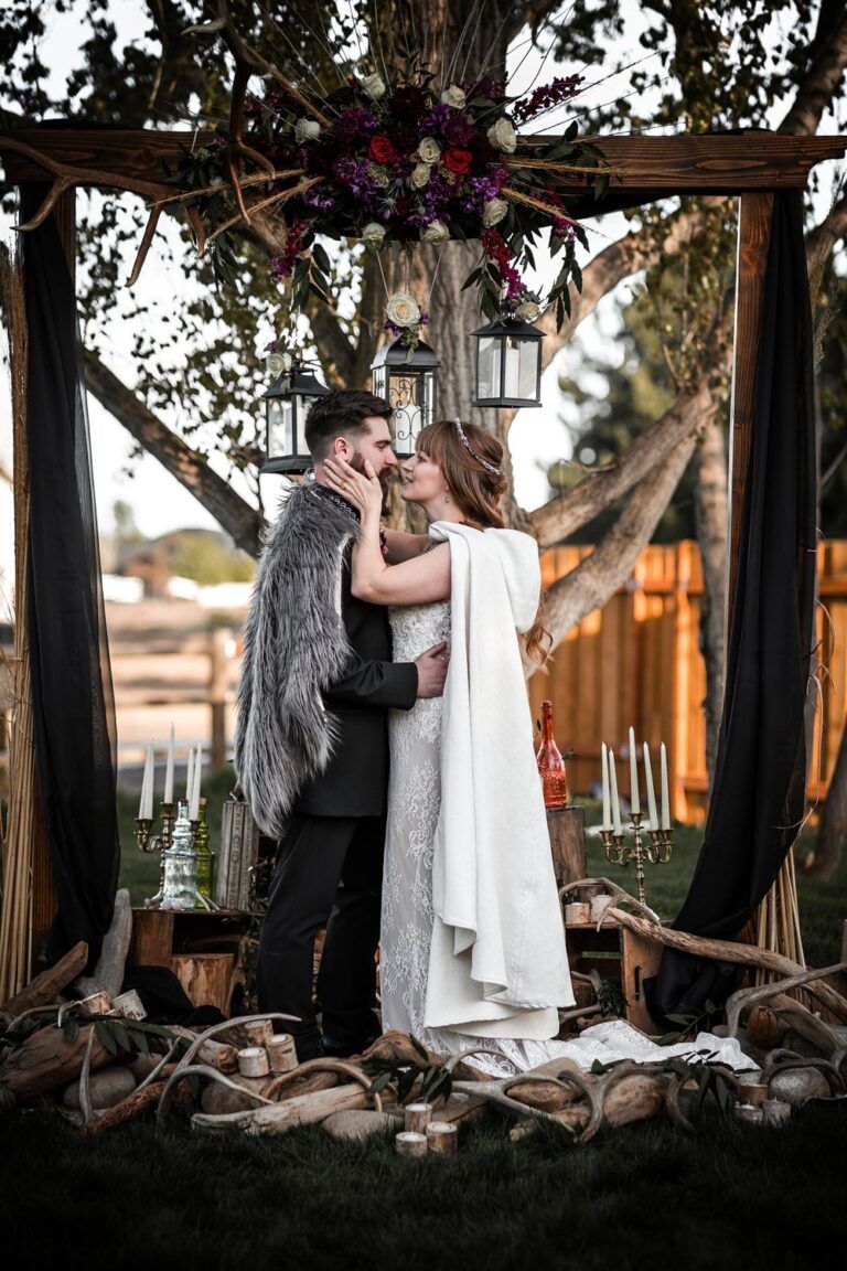 viking wedding ceremony decoration