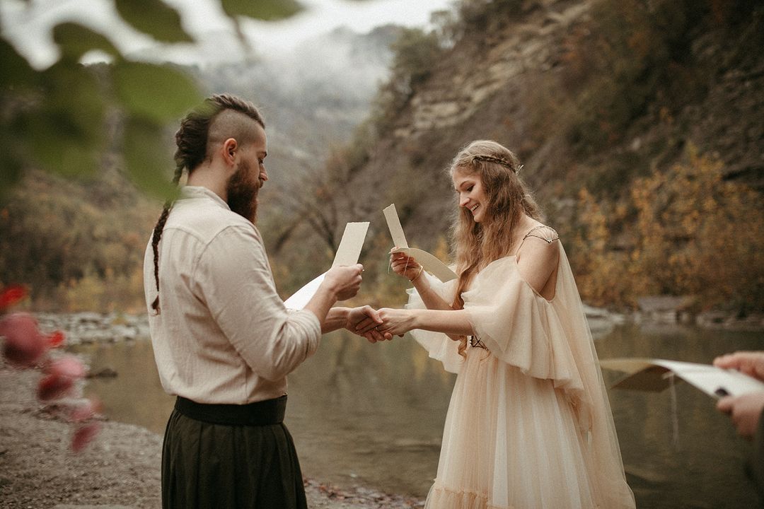 viking wedding exchange the vow