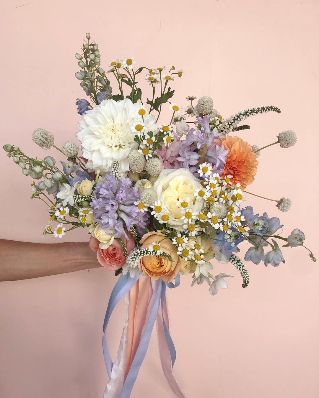 wildflower summer rustic wedding bouquet via maddiejaydee